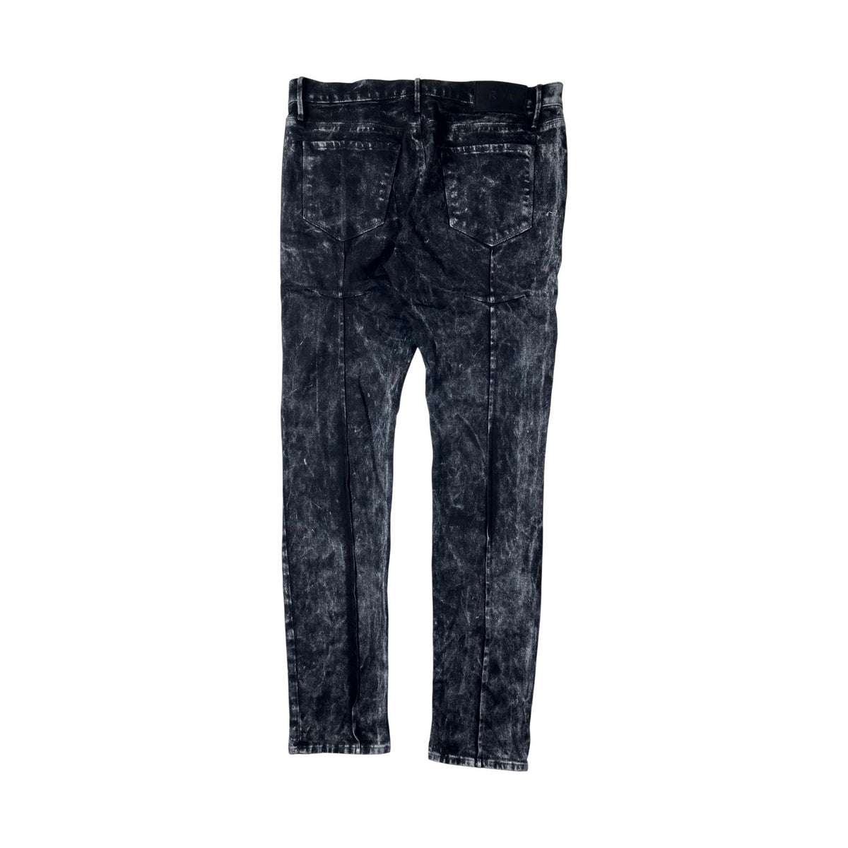 RTA Wax Black & Silver Jeans