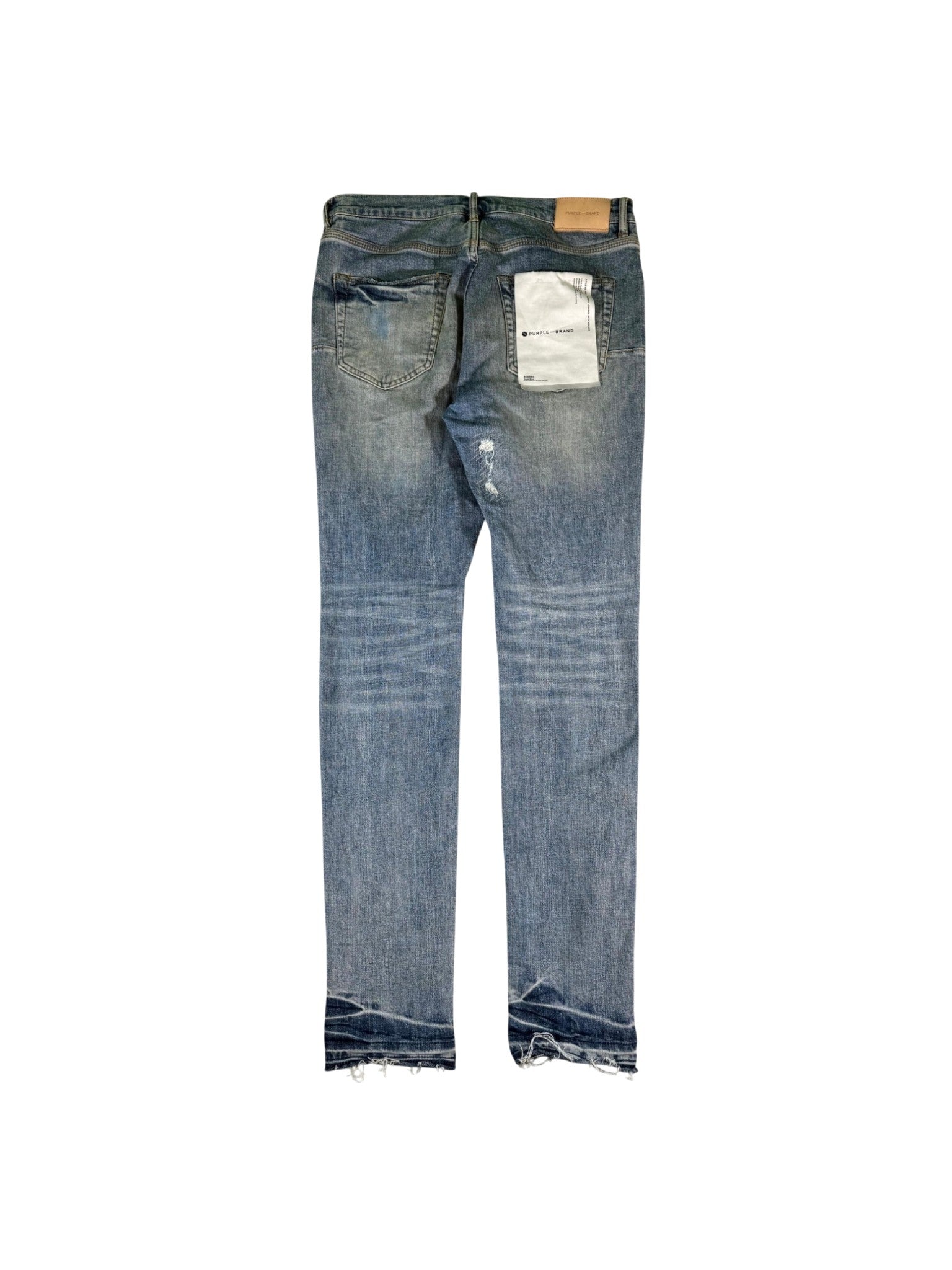 Purple Brand Distressed Light Wash Jeans