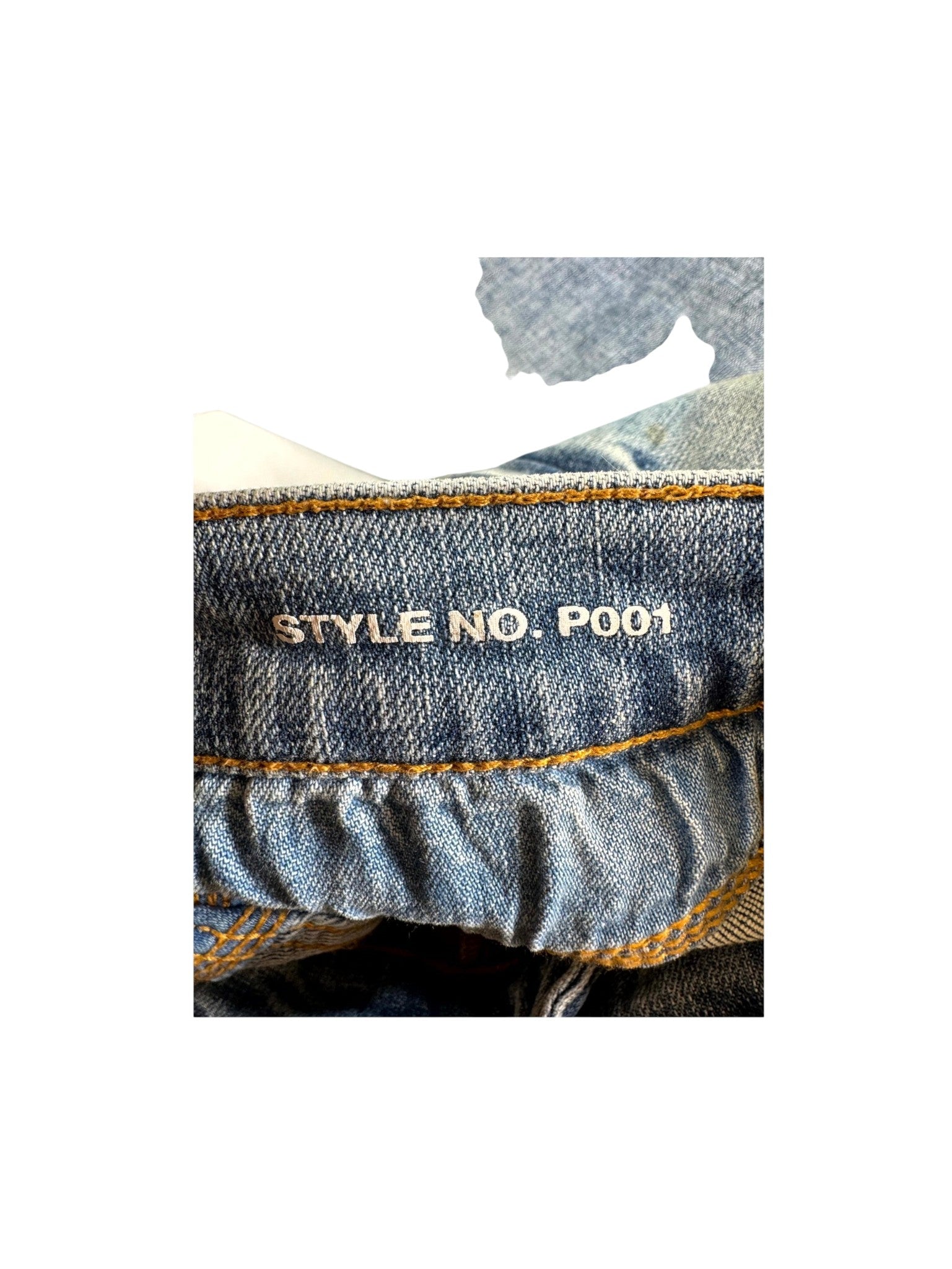 Purple Brand Distressed Light Wash Jeans