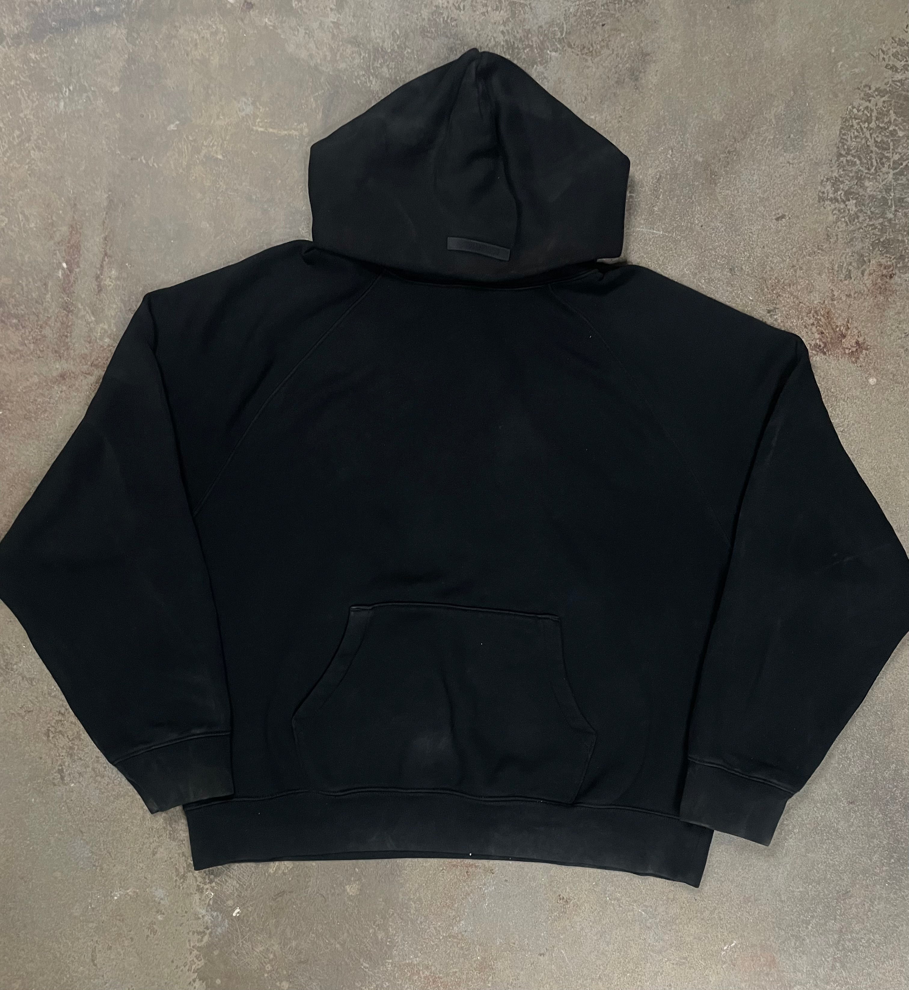 Essentials  Jets Black Hoodie  FOG Used Small