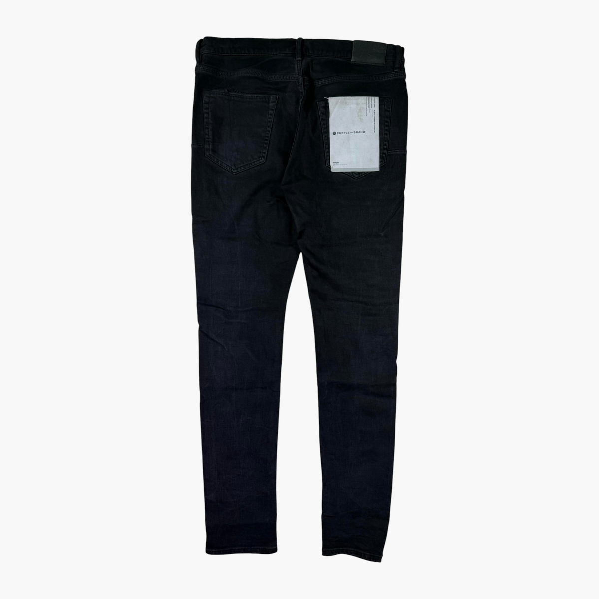Purple Brand Black Wash Plain Jeans