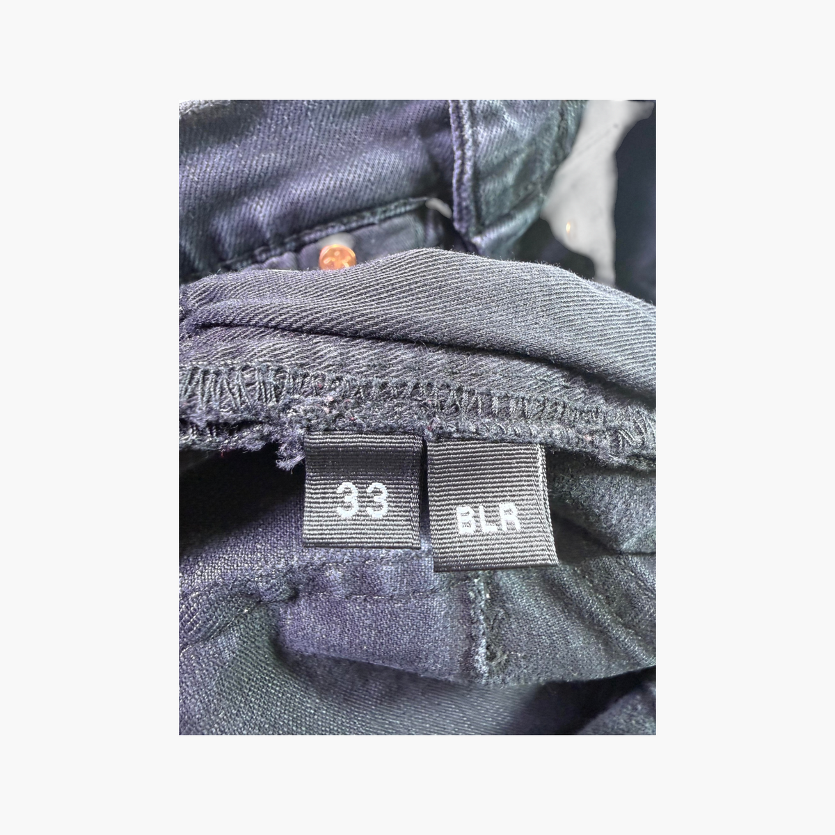 Purple Brand Black Wash Plain Jeans