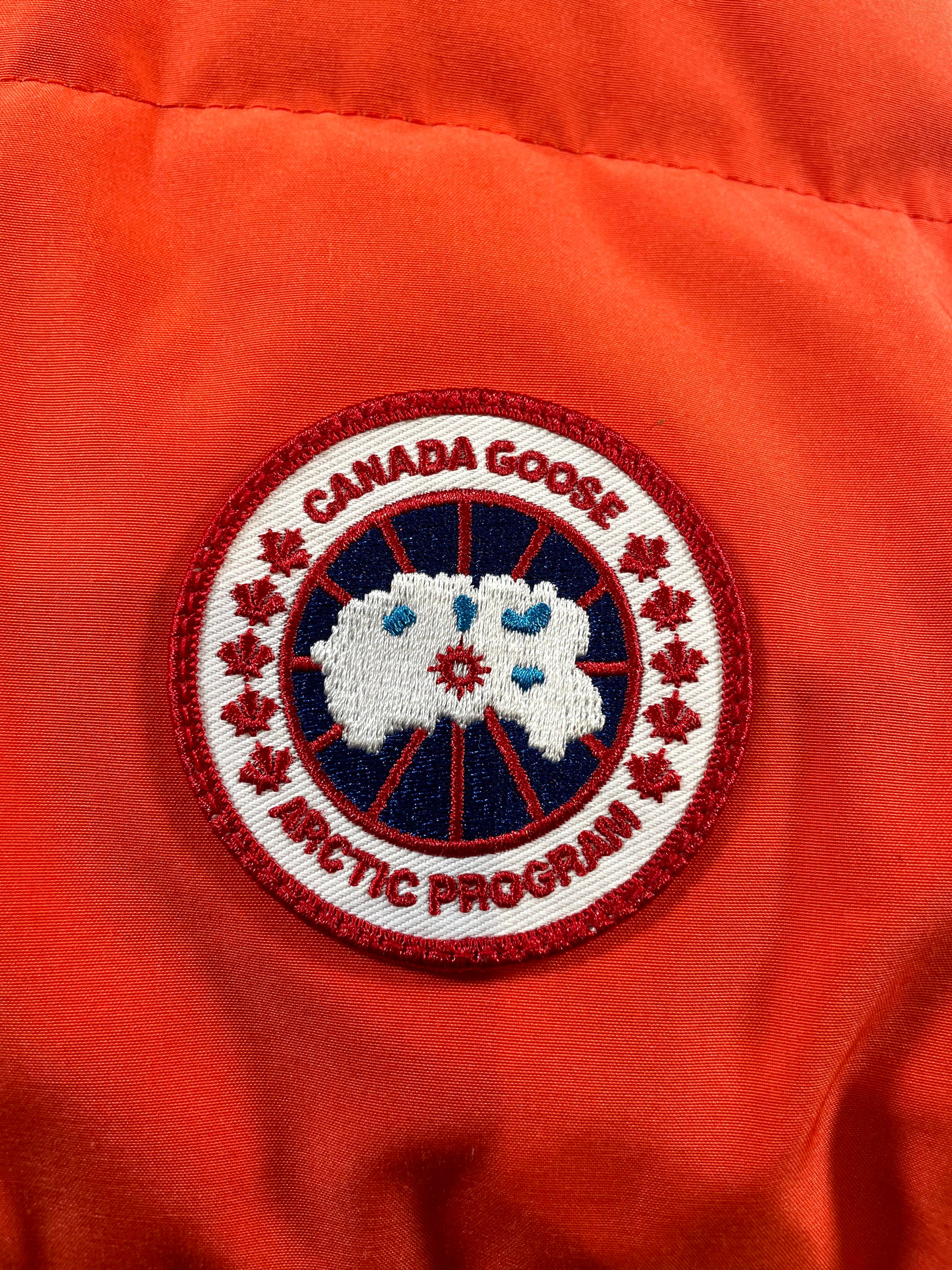 Canada Goose Orange Puffer Jacket