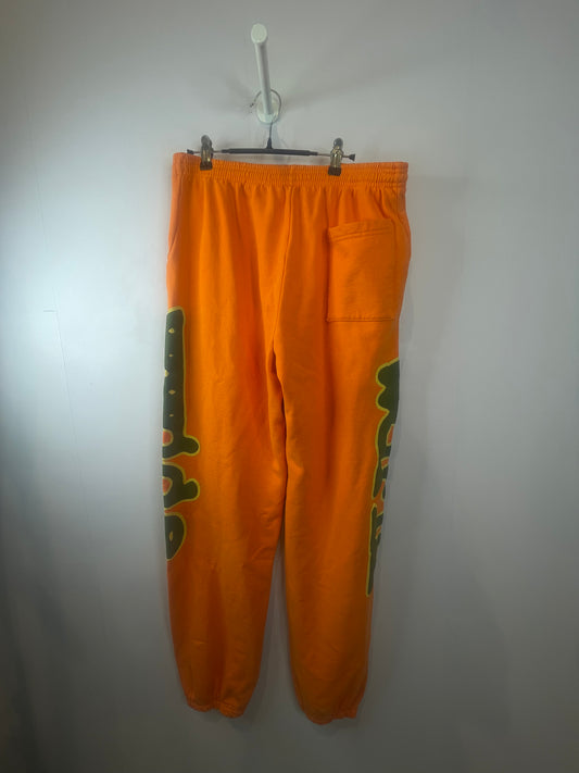 Sp5der Orange Beluga Sweatpants