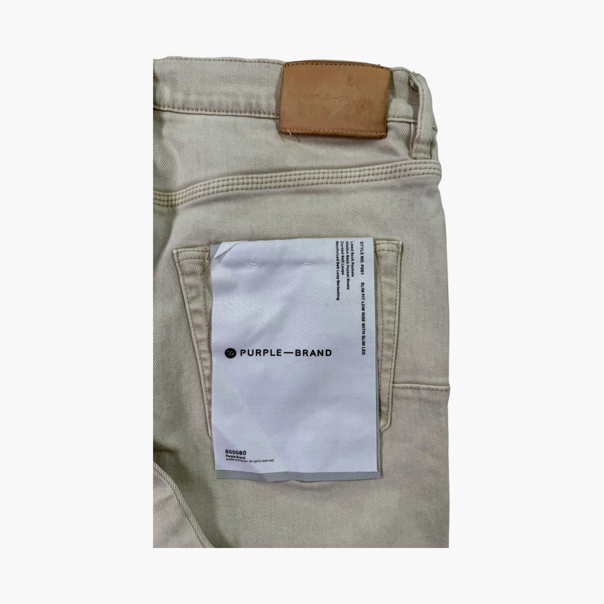 Purple Brand Tan Plain Jeans