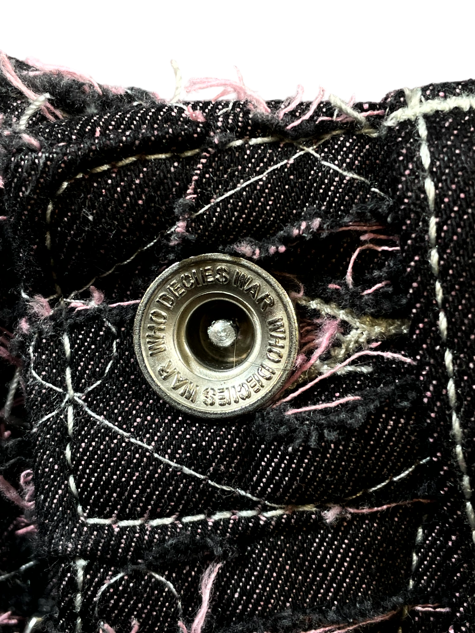 Who Decides War Distrss Husk Black Jeans