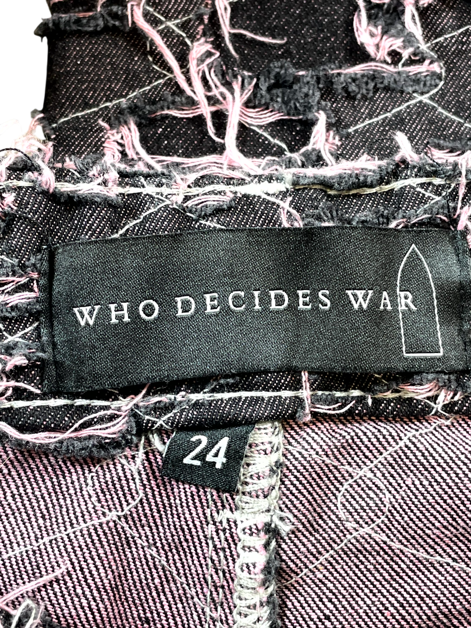 Who Decides War Distrss Husk Black Jeans