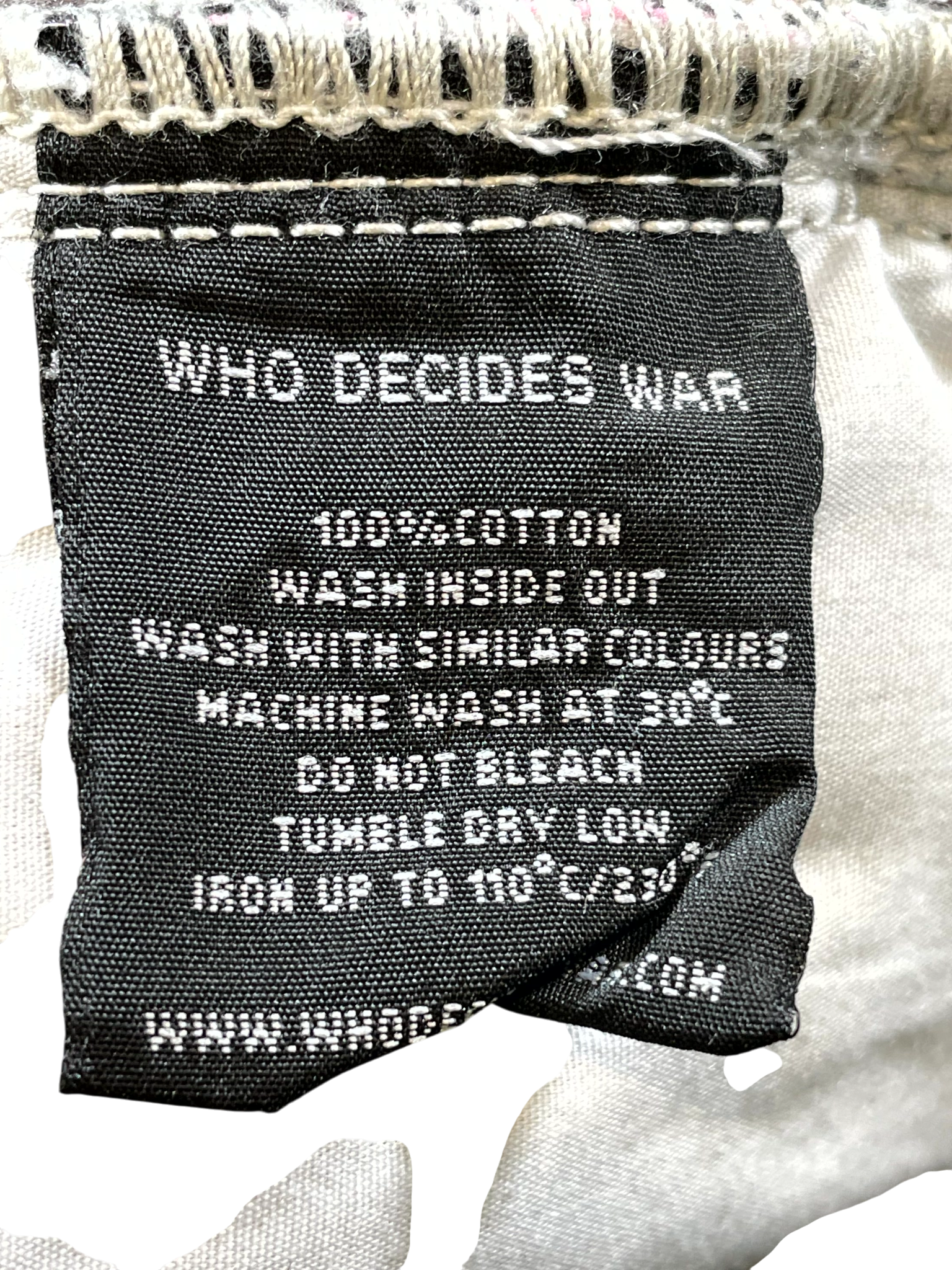 Who Decides War Distrss Husk Black Jeans