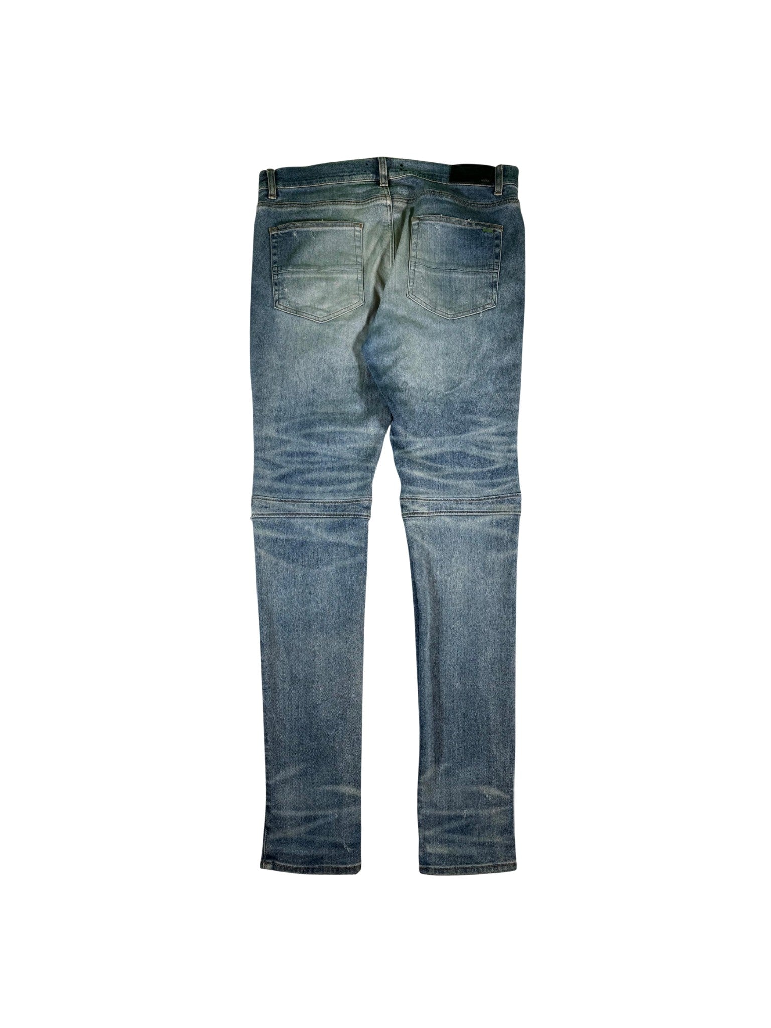 Amiri MX2 Patch Light Wash & Black Jeans