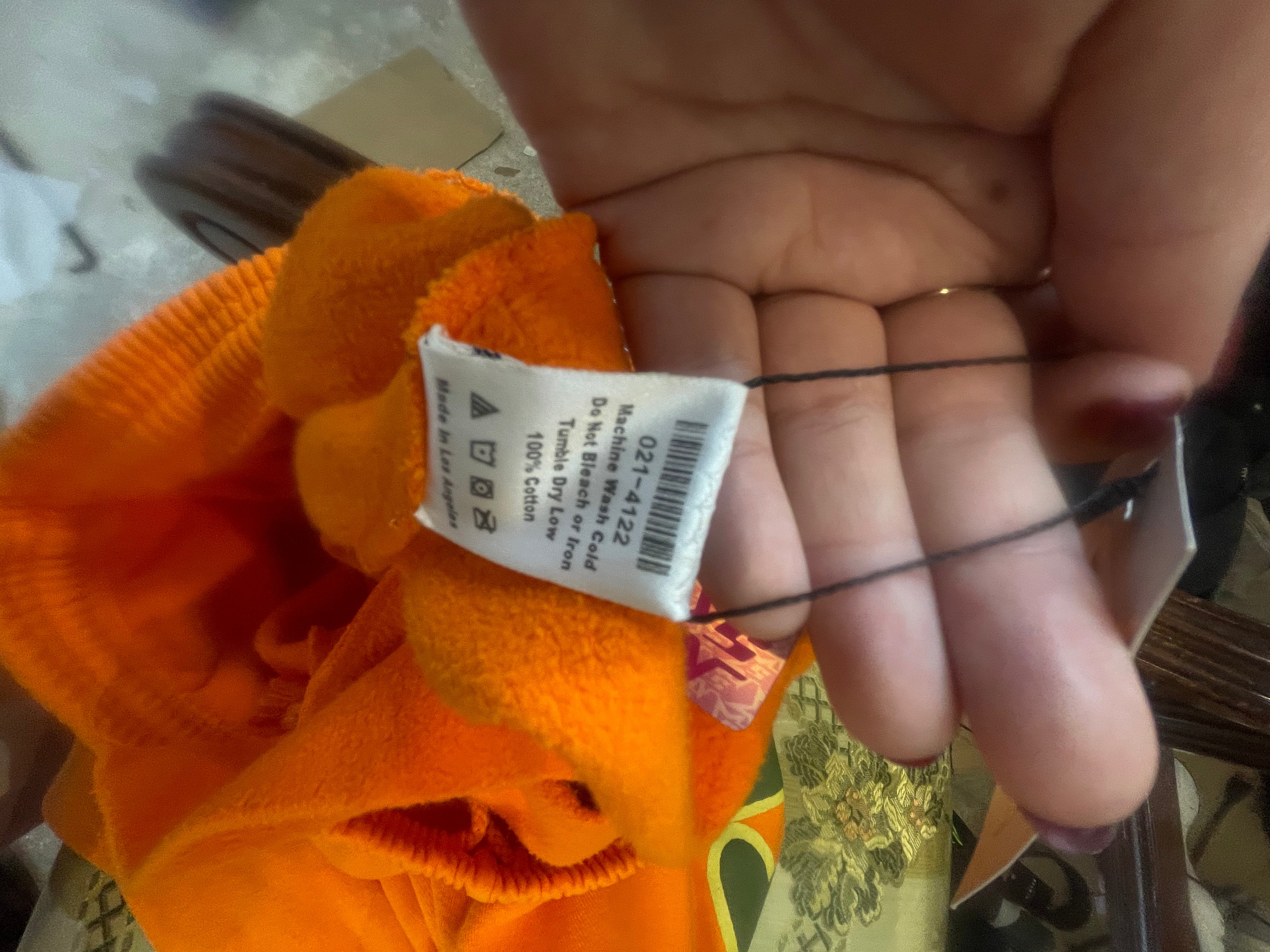 Sp5der Orange Beluga Sweatpants