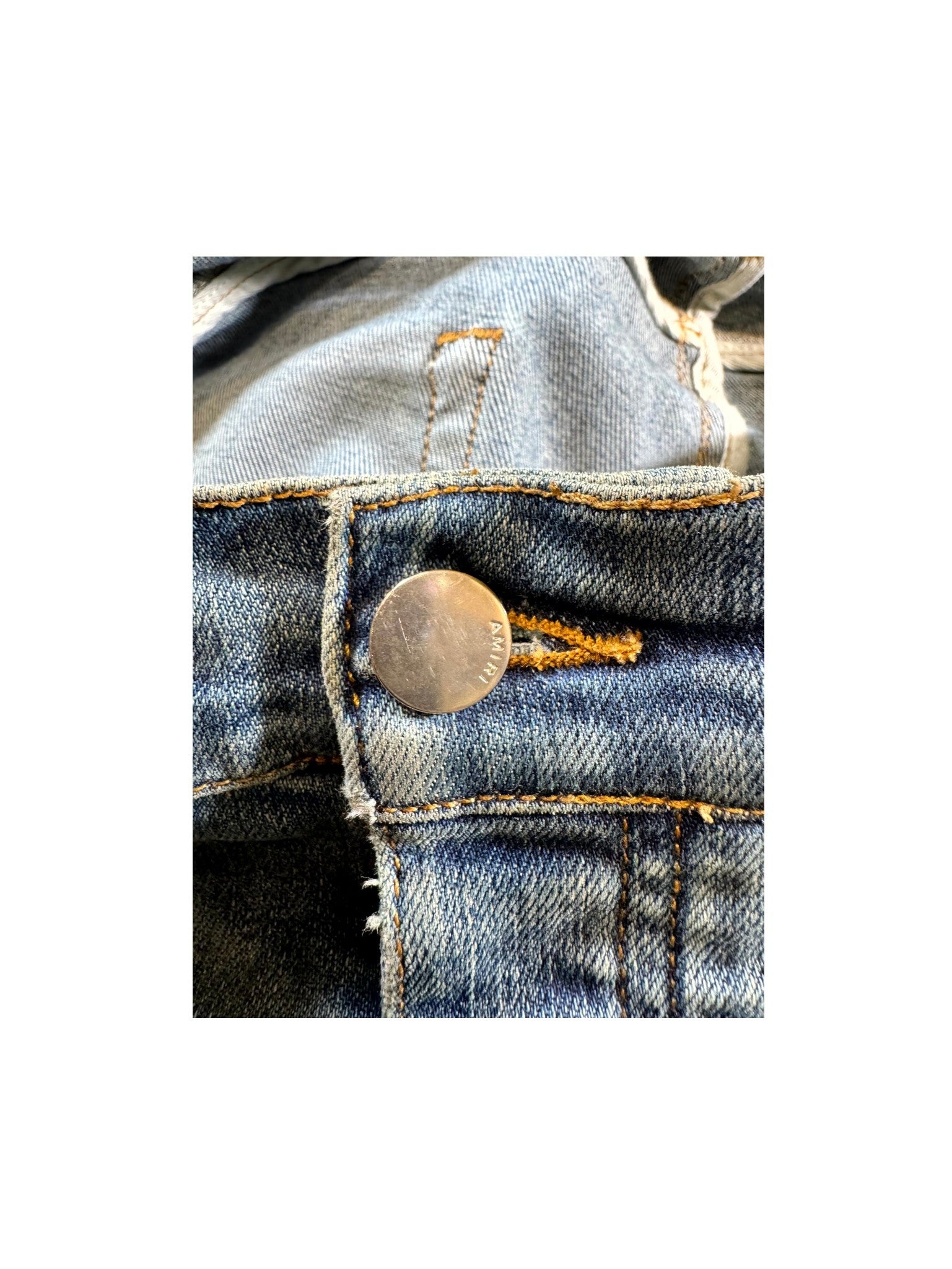 Amiri MX2 Patch Light Wash & Black Jeans