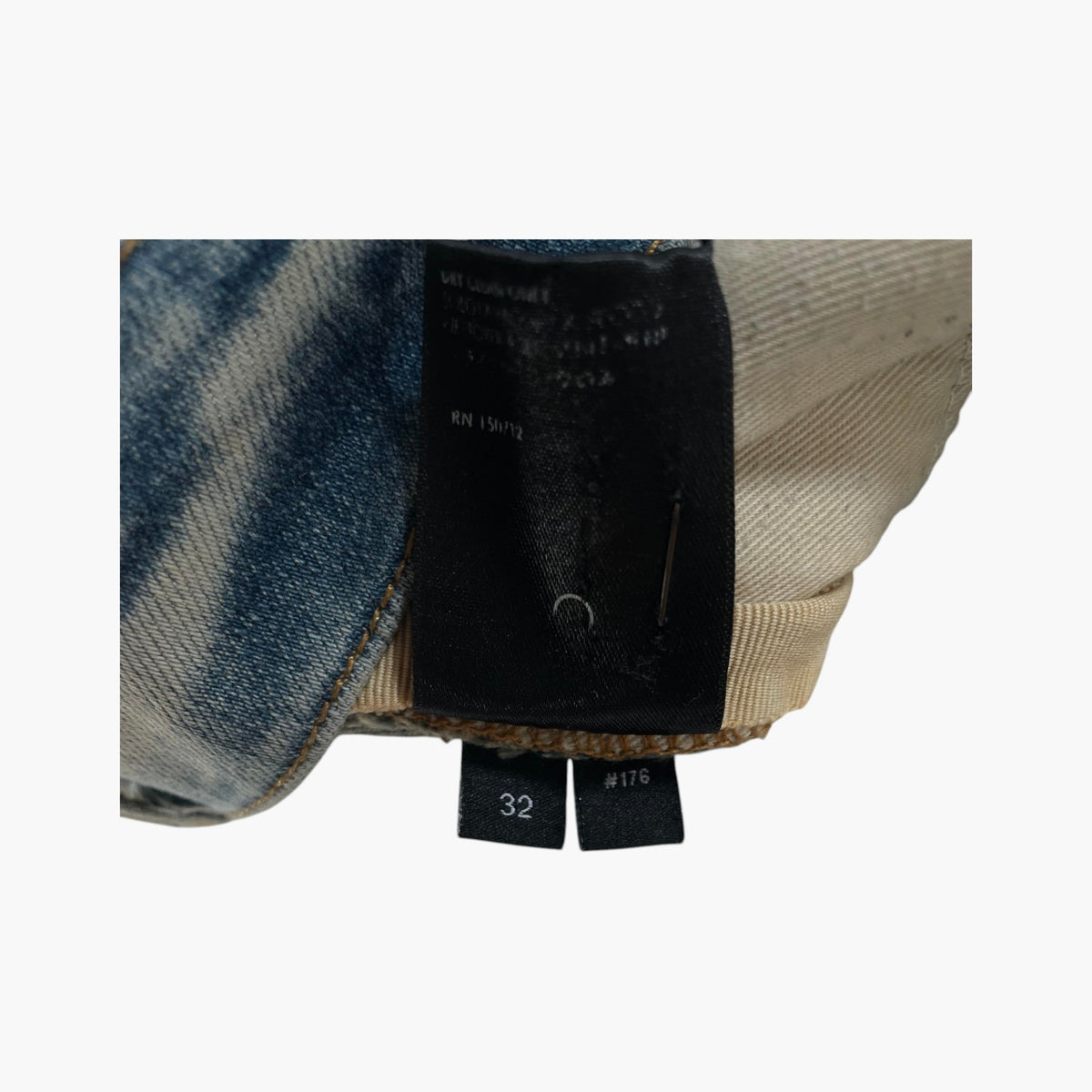Amiri  Knee Rip (Zipper) Aged Wash Jeans