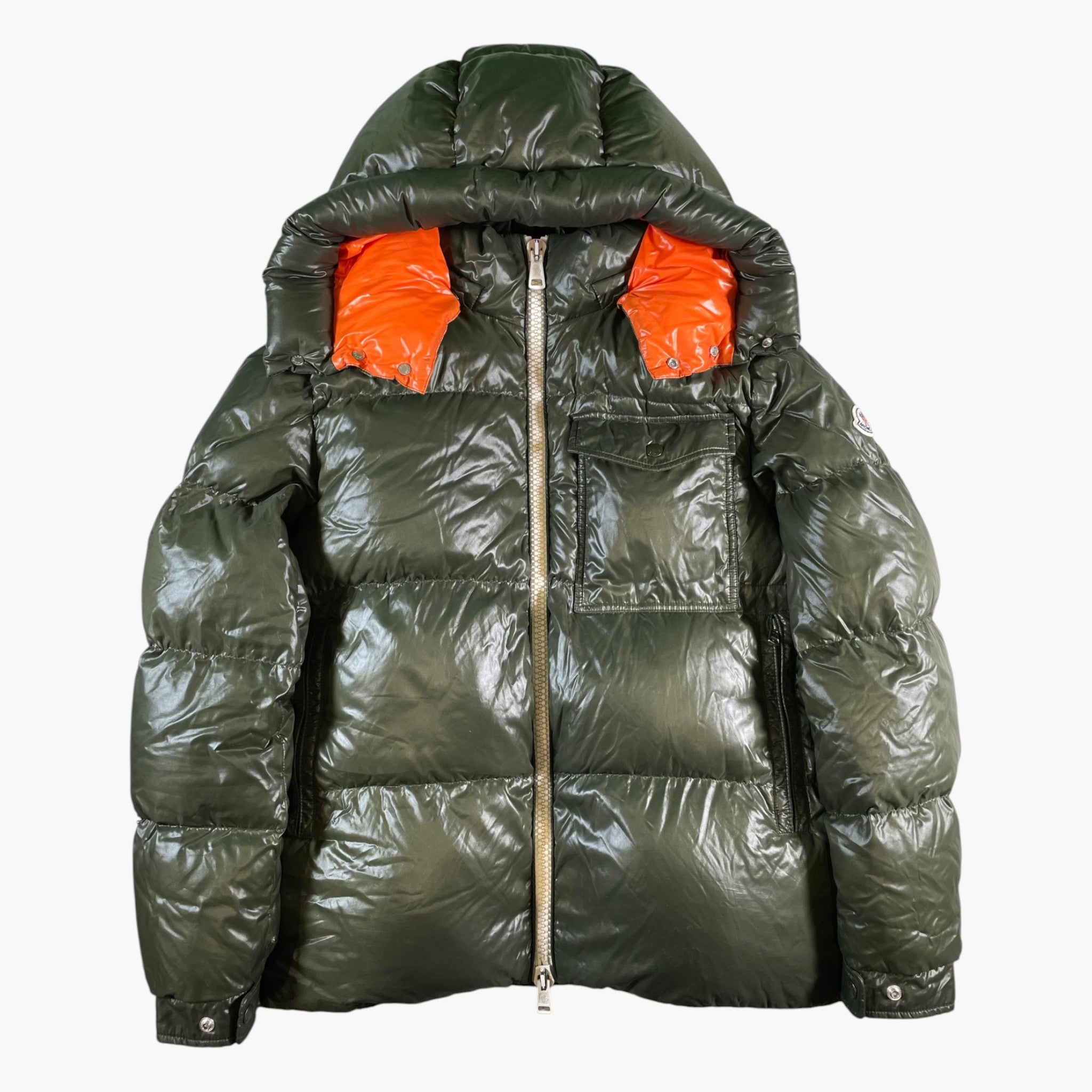 Moncler Vignemale Olive & Orange Jacket