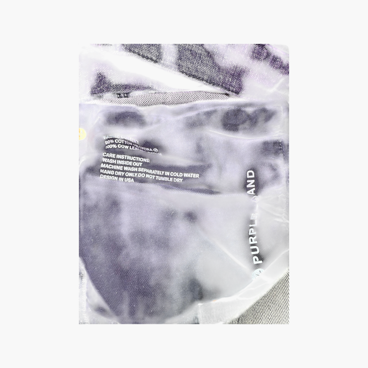 Purple Brand Black Wash Ripped Jeans