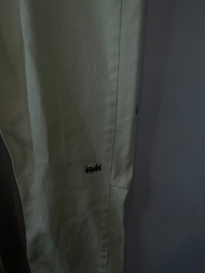 Ksubi White Rhinestone Jeans