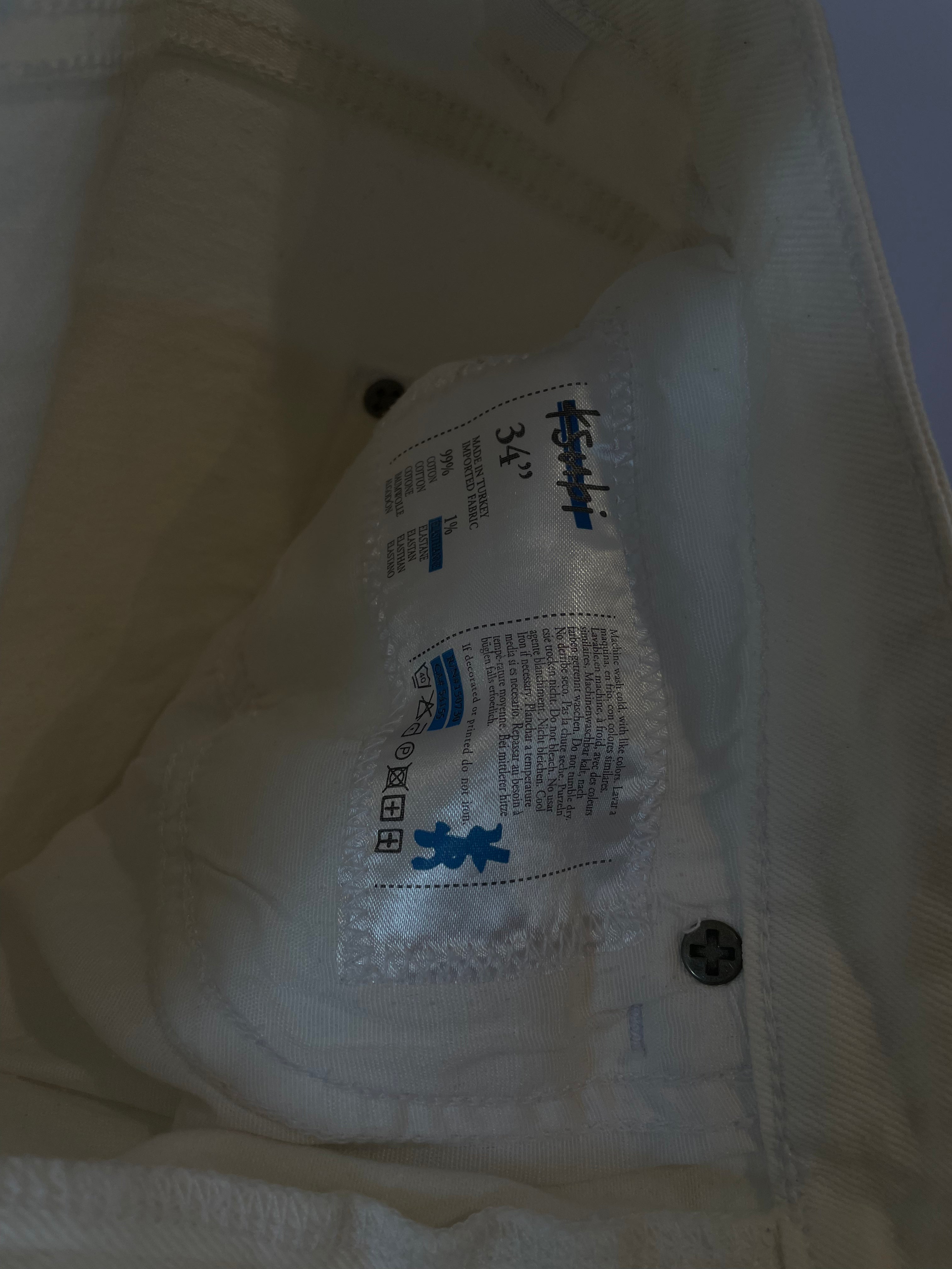 Ksubi White Rhinestone Jeans