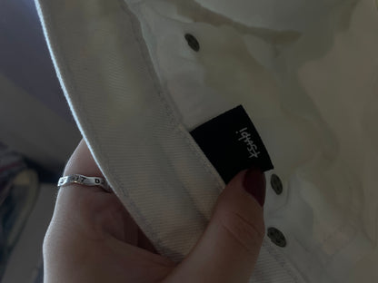 Ksubi White Rhinestone Jeans