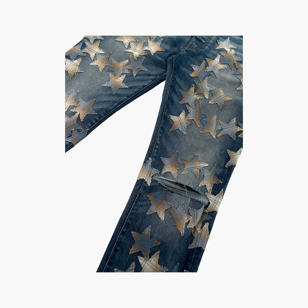 Amiri Chemist Star Light Wash Denim Jeans