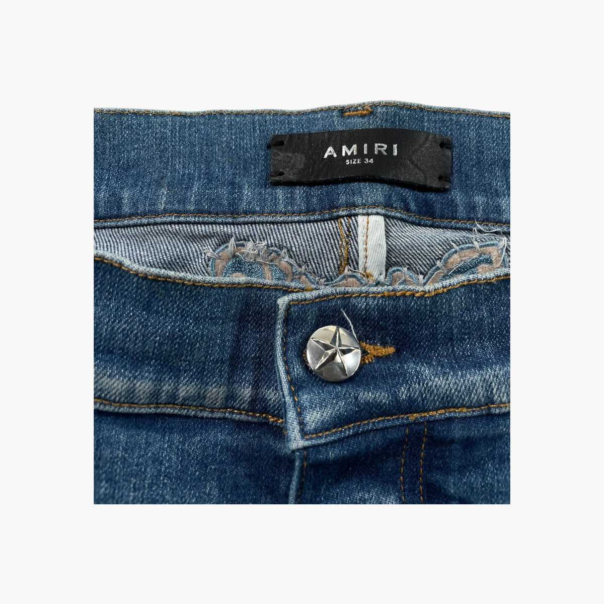 Amiri Chemist Star Light Wash Denim Jeans
