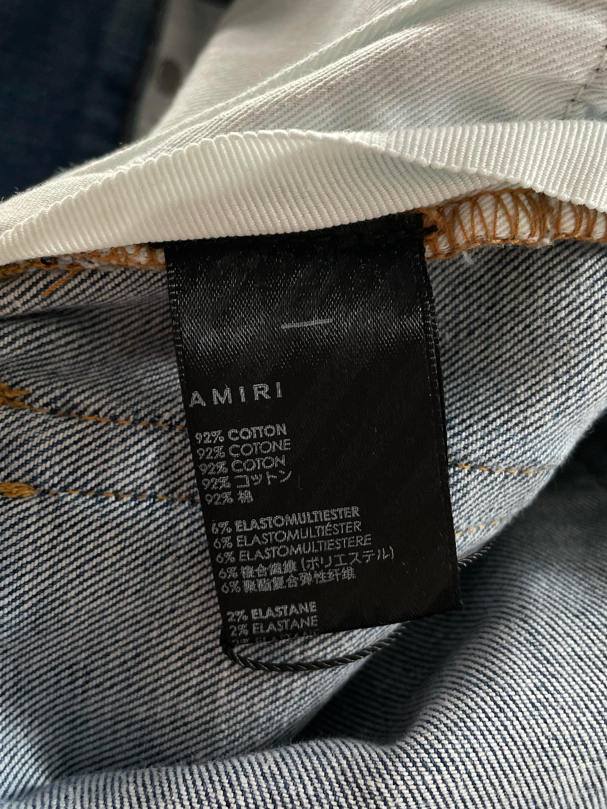 Amiri Chemist Star Light Wash Denim Jeans