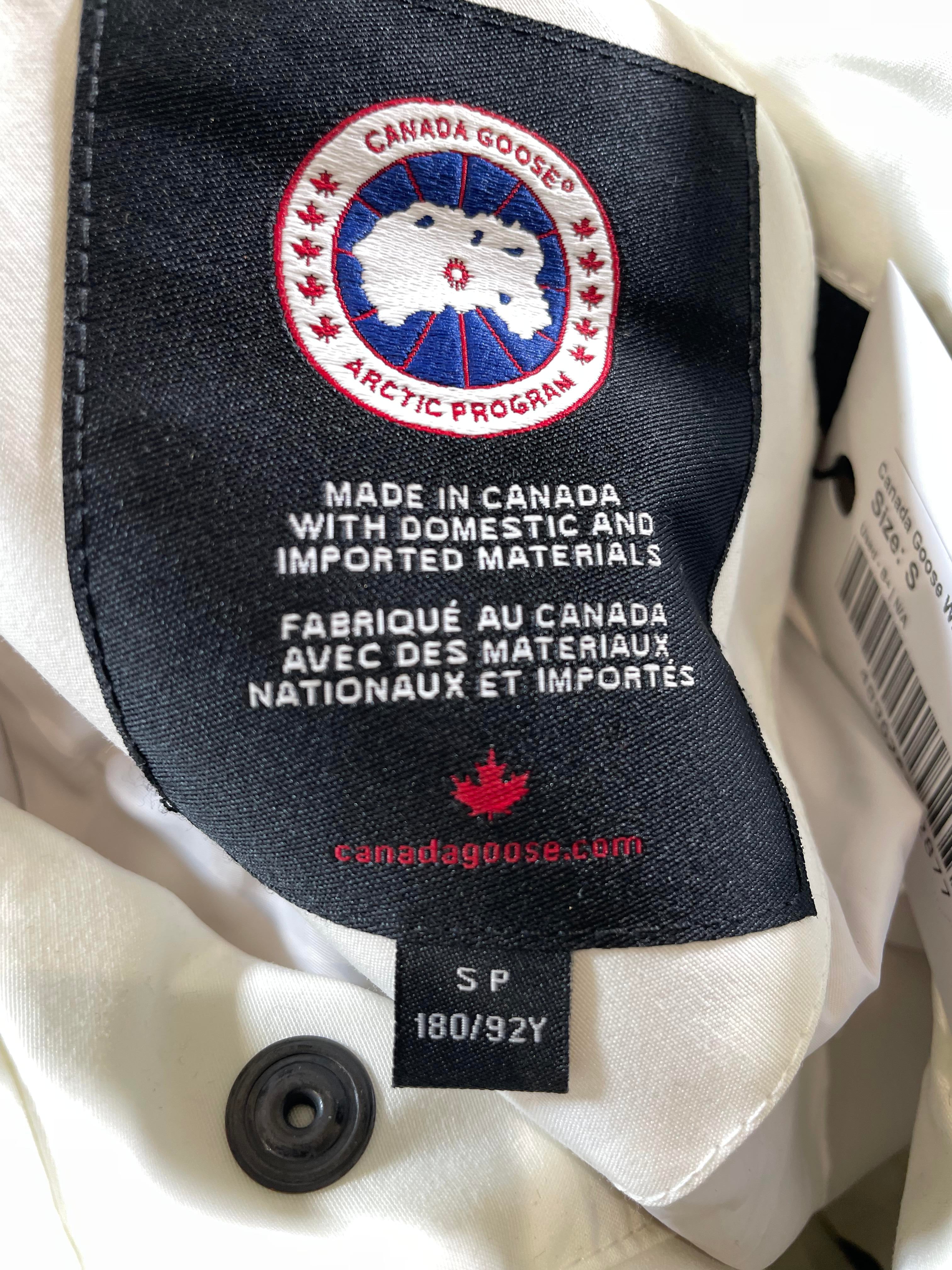 Canada Goose White Tactical Cargo Vest