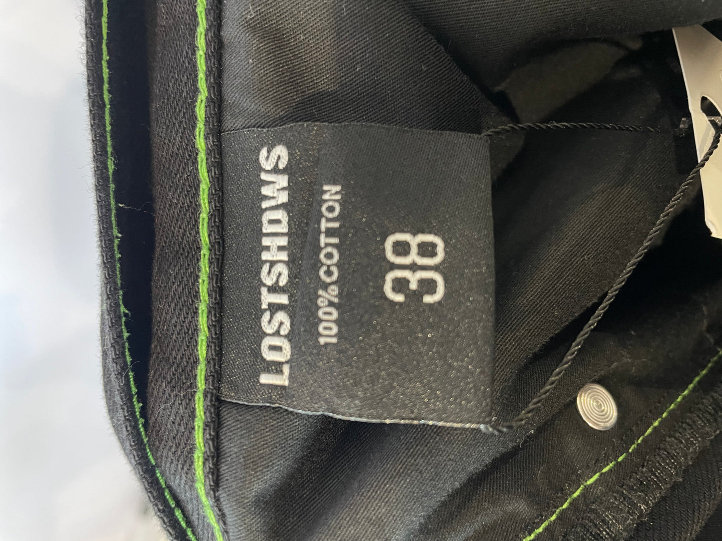 LOSTSHDWS Black & Green Jeans