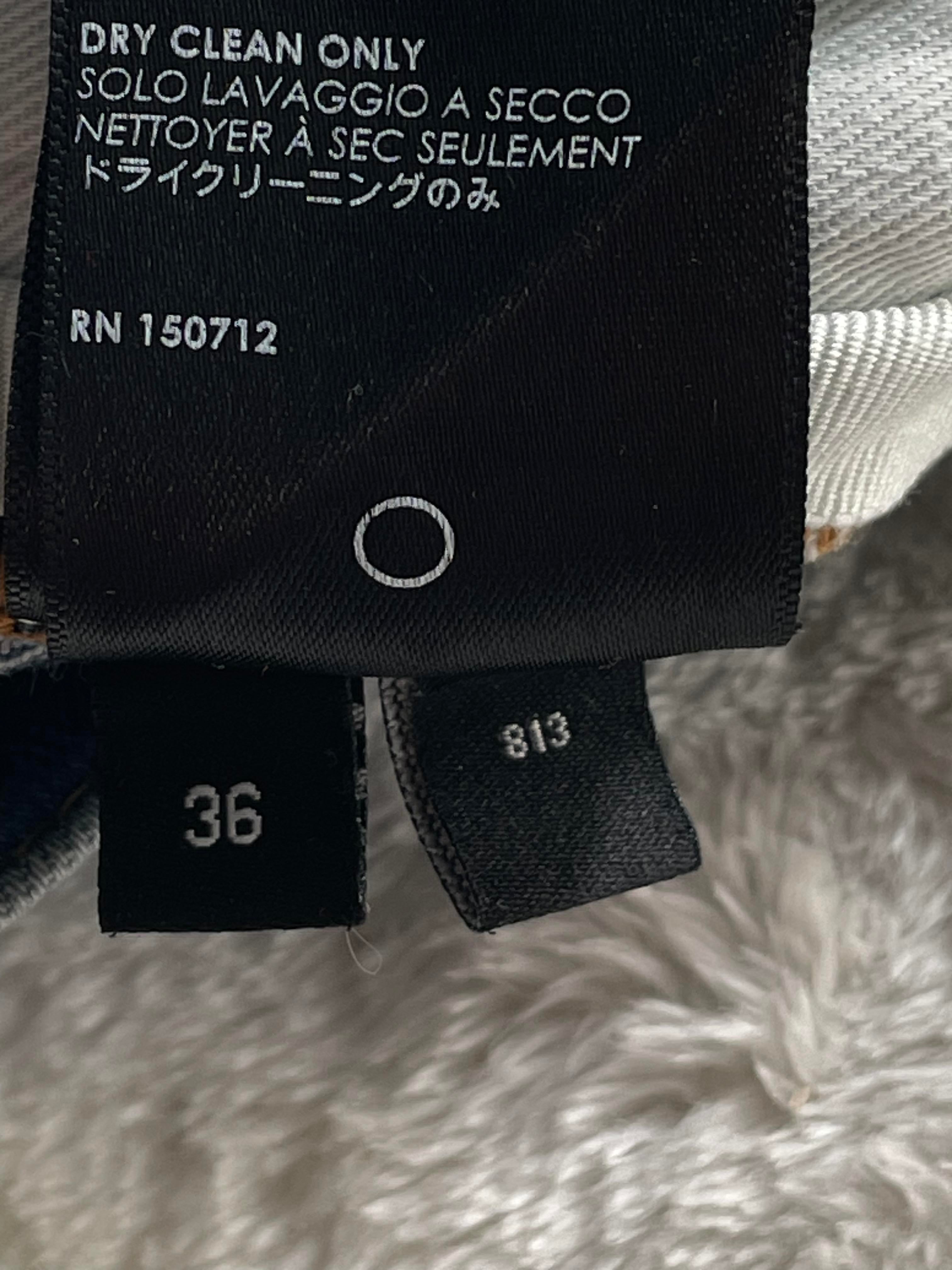 Amiri Old English Light Wash Jeans