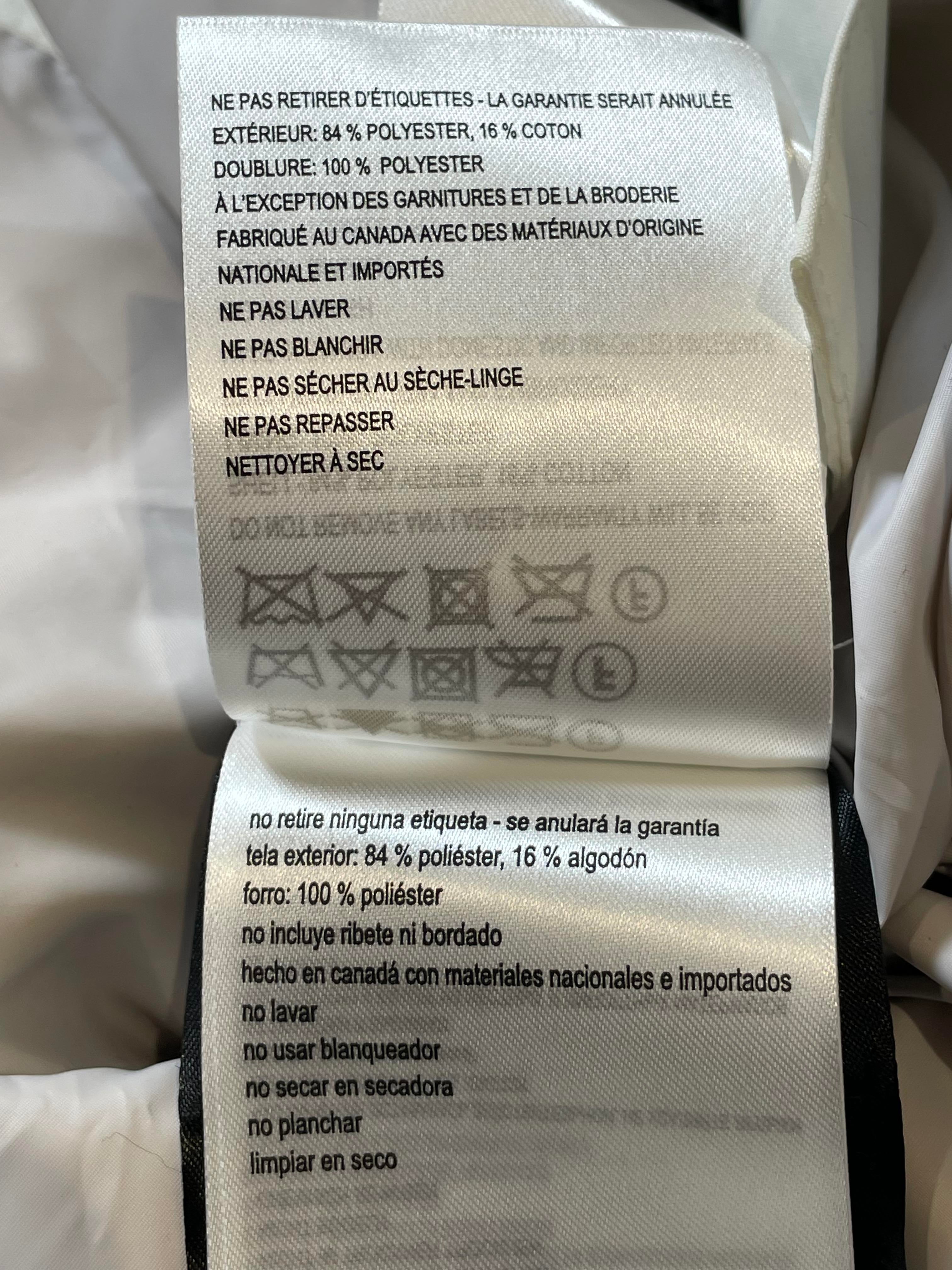 Canada Goose White Tactical Cargo Vest