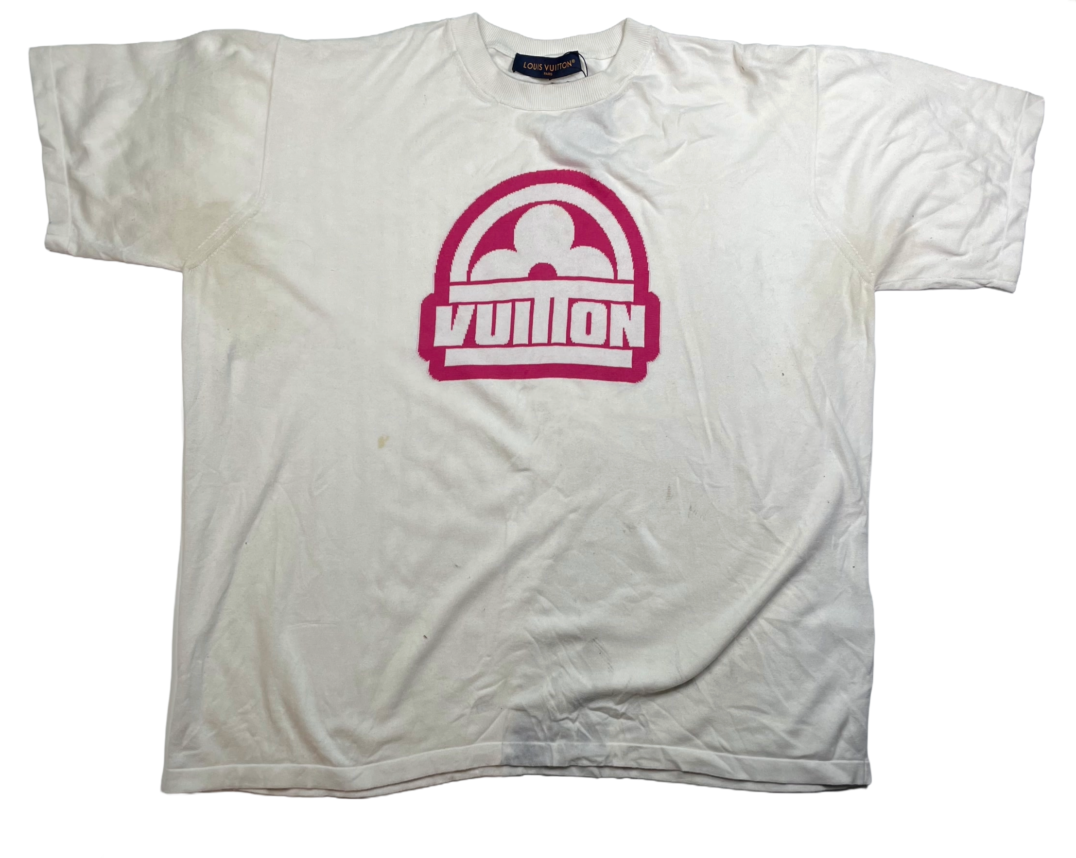 Louis Vuitton Hot White & Pink Floral Tee