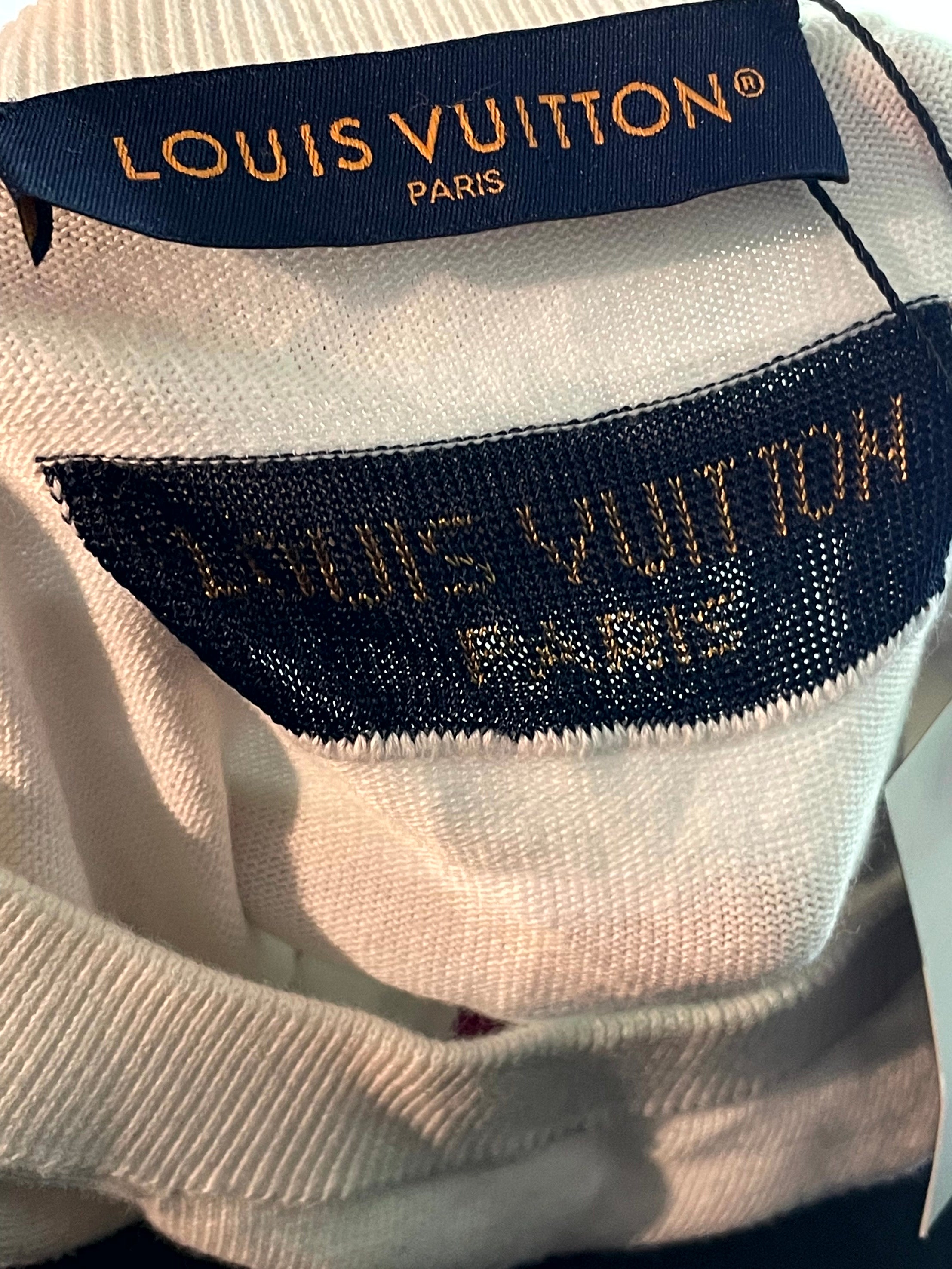Louis Vuitton Hot White & Pink Floral Tee
