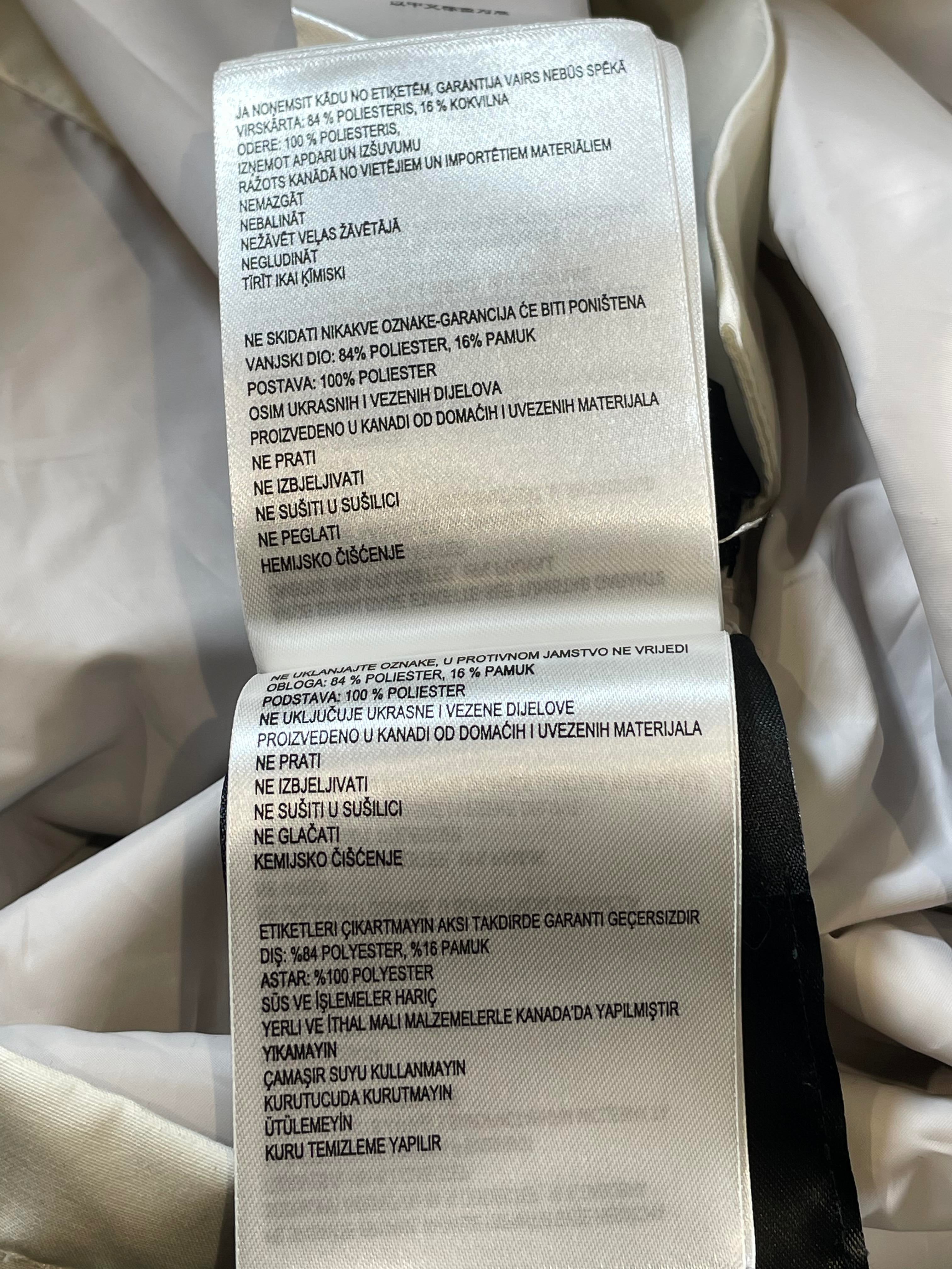 Canada Goose White Tactical Cargo Vest