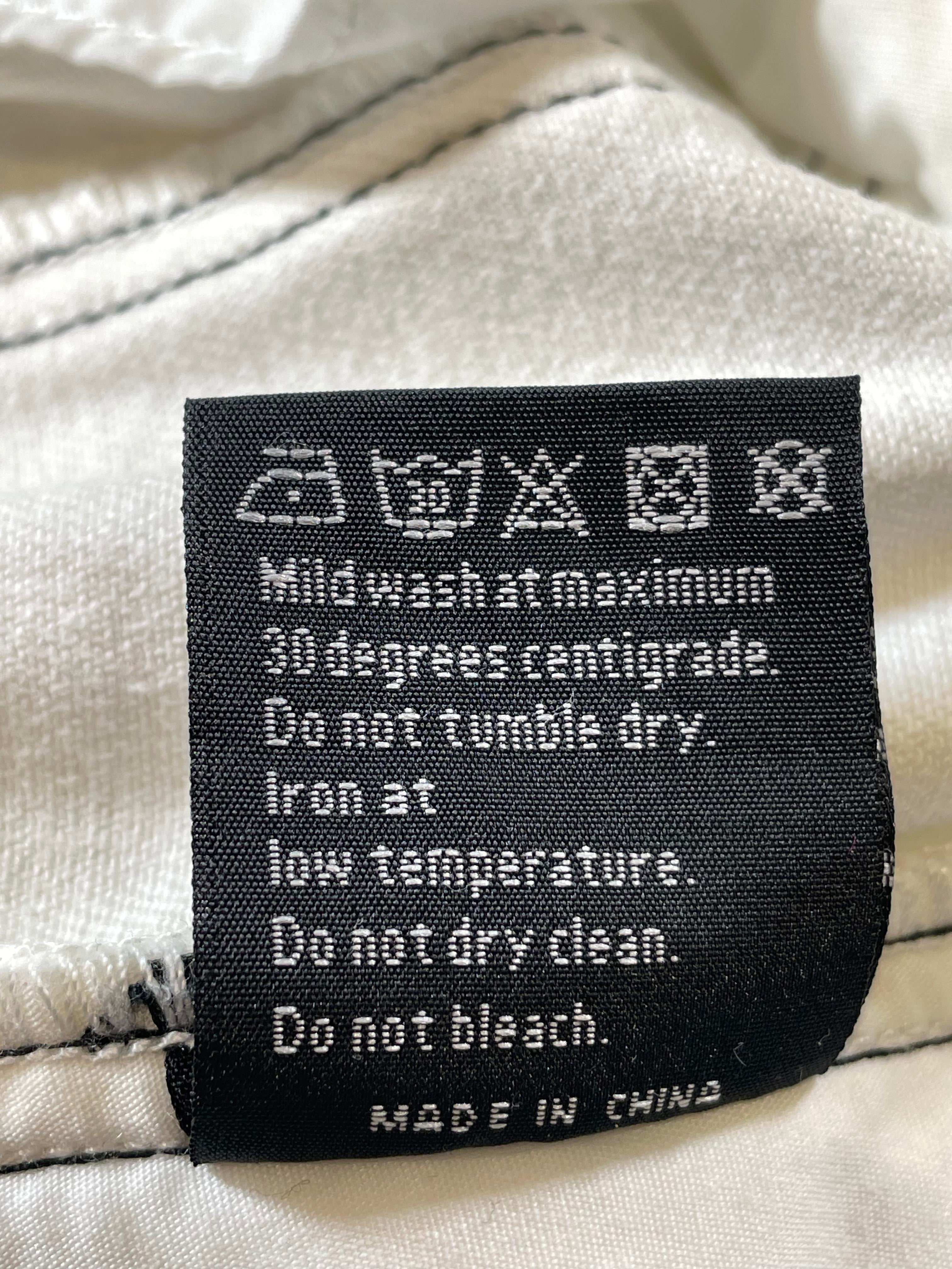 Who Decides War 'Moto Sky Palm' White Denim Jeans