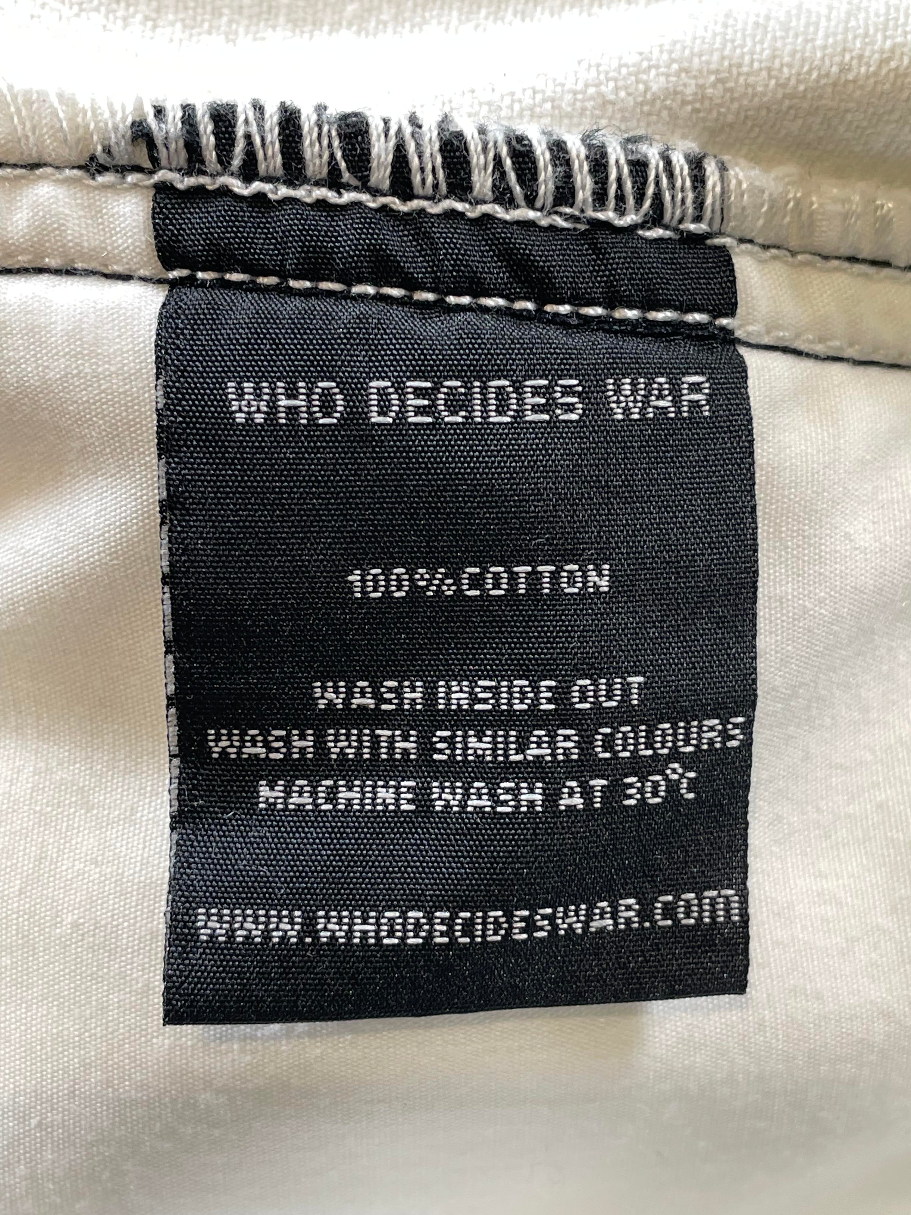 Who Decides War 'Moto Sky Palm' White Denim Jeans