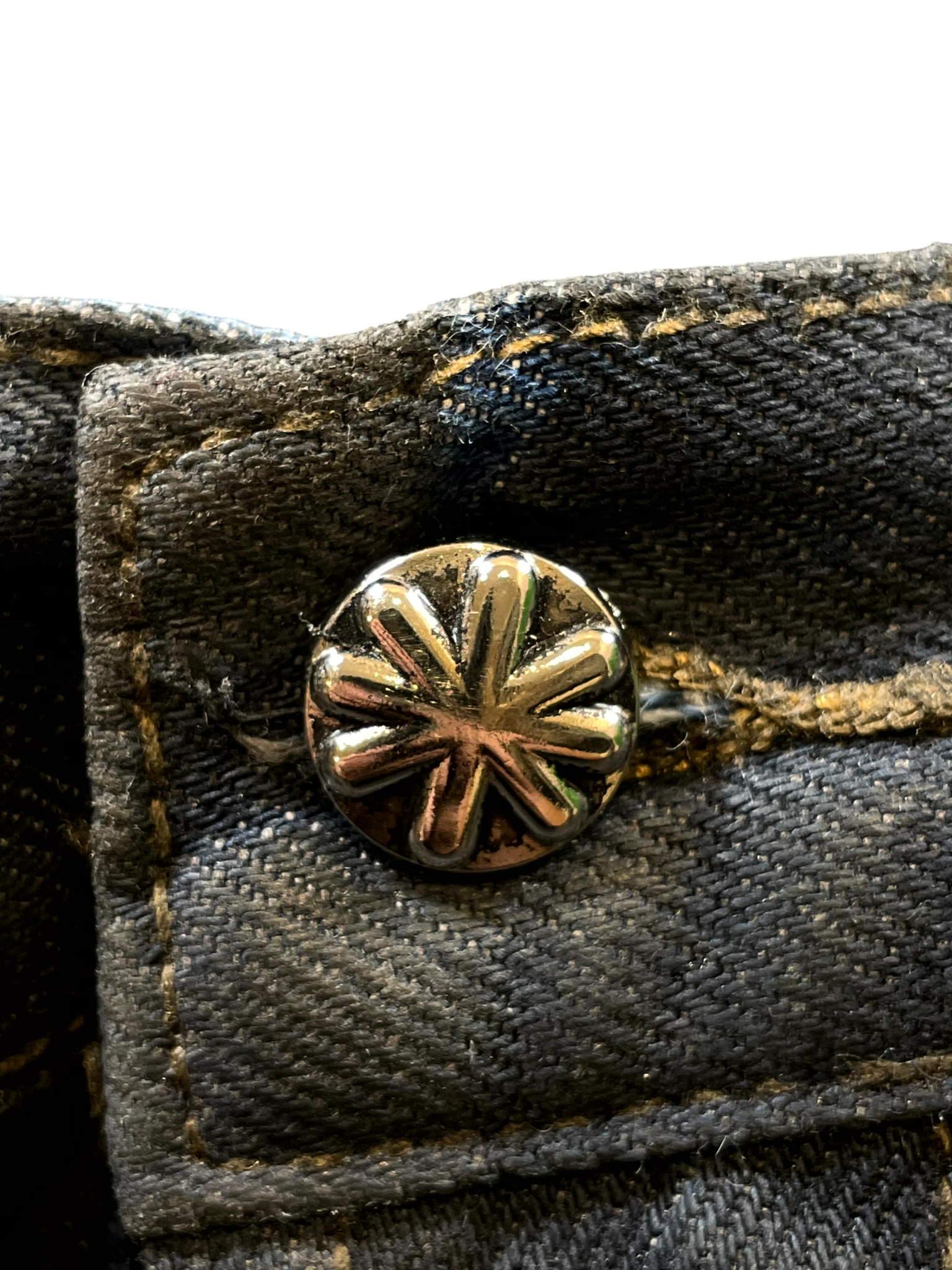 LOSTSHDWS DSTRY Waxed Denim Jeans