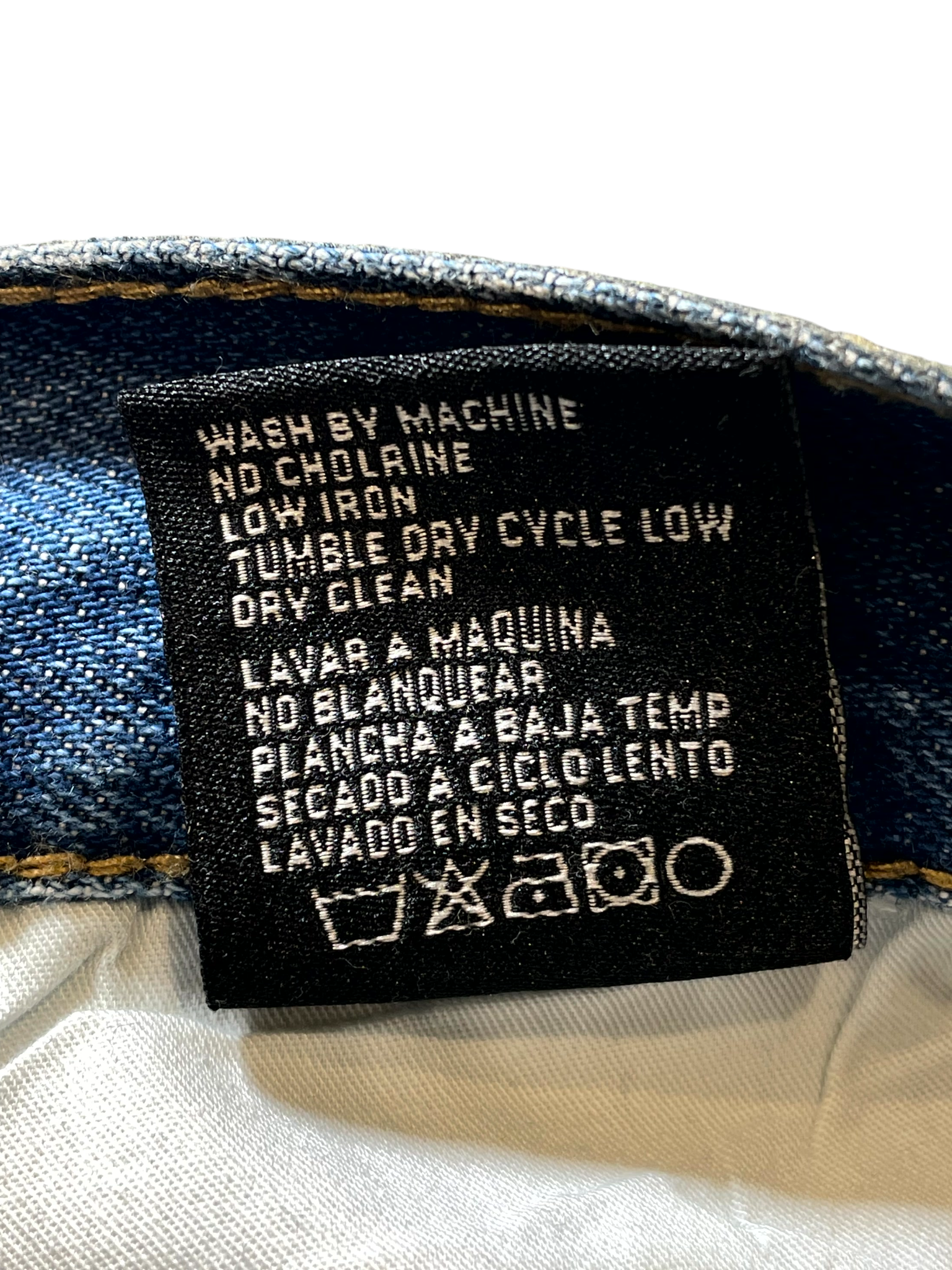 LOSTSHDWS DSTRY Waxed Denim Jeans