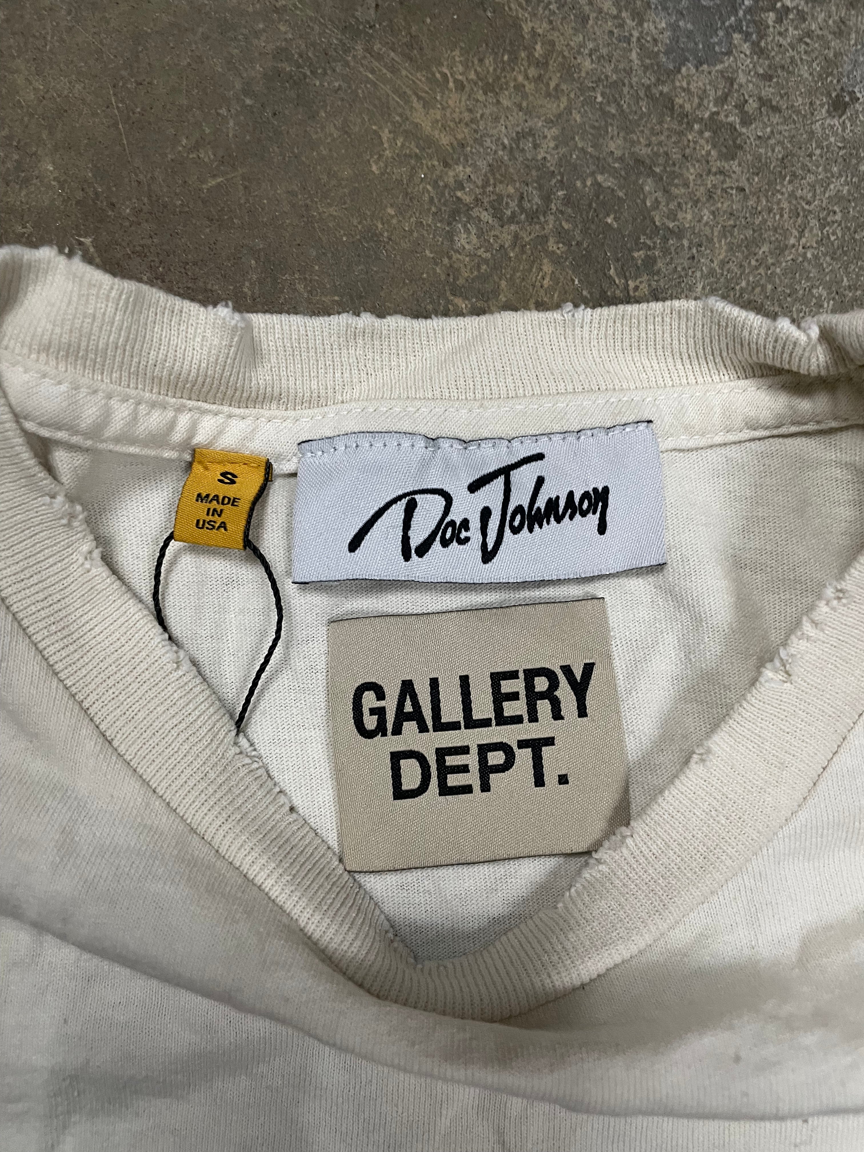 Gallery Dept Doc Johnson Tee Cream Used Small