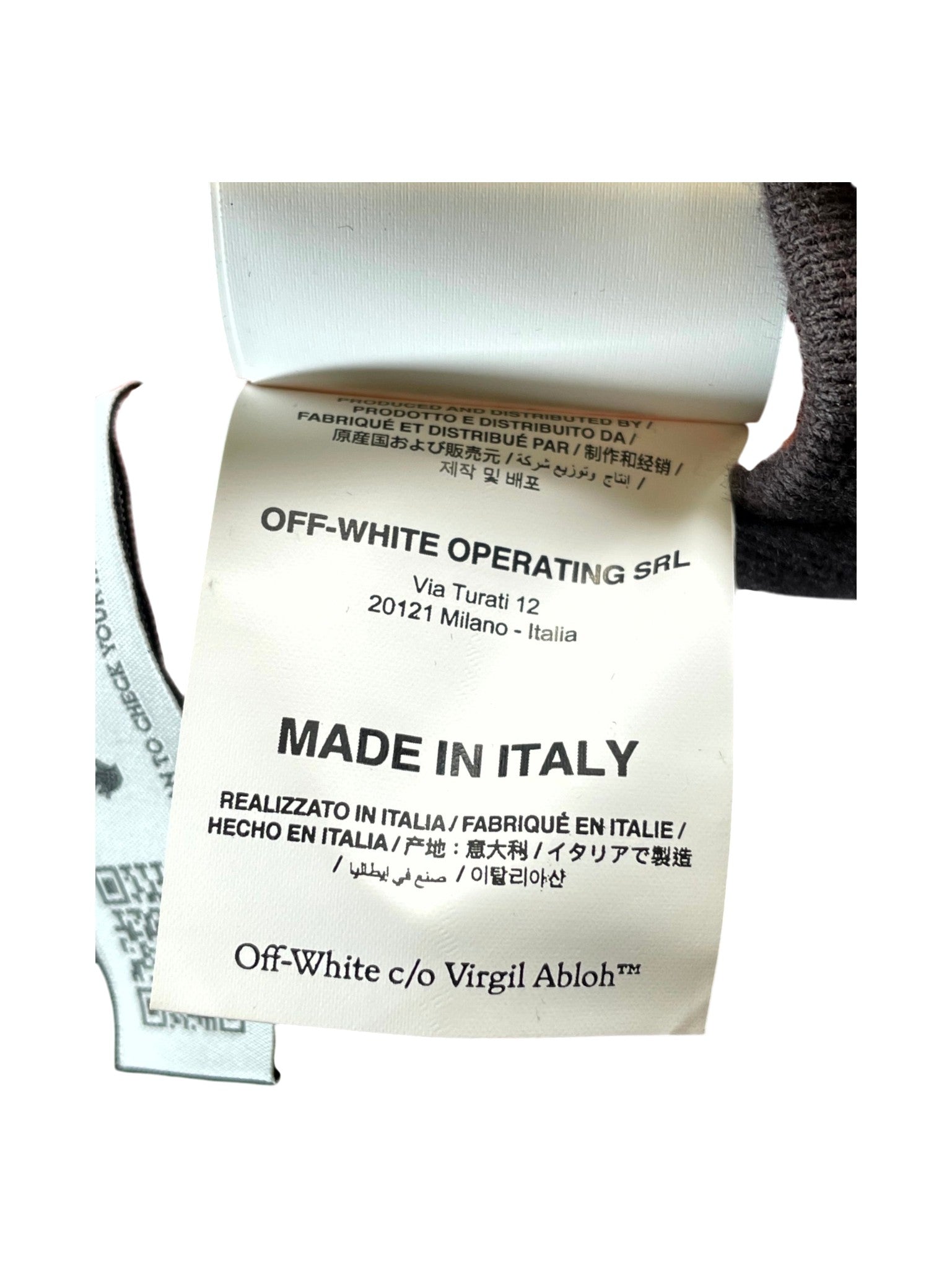 Off-White Classic Brown Rust Bomber Jacket