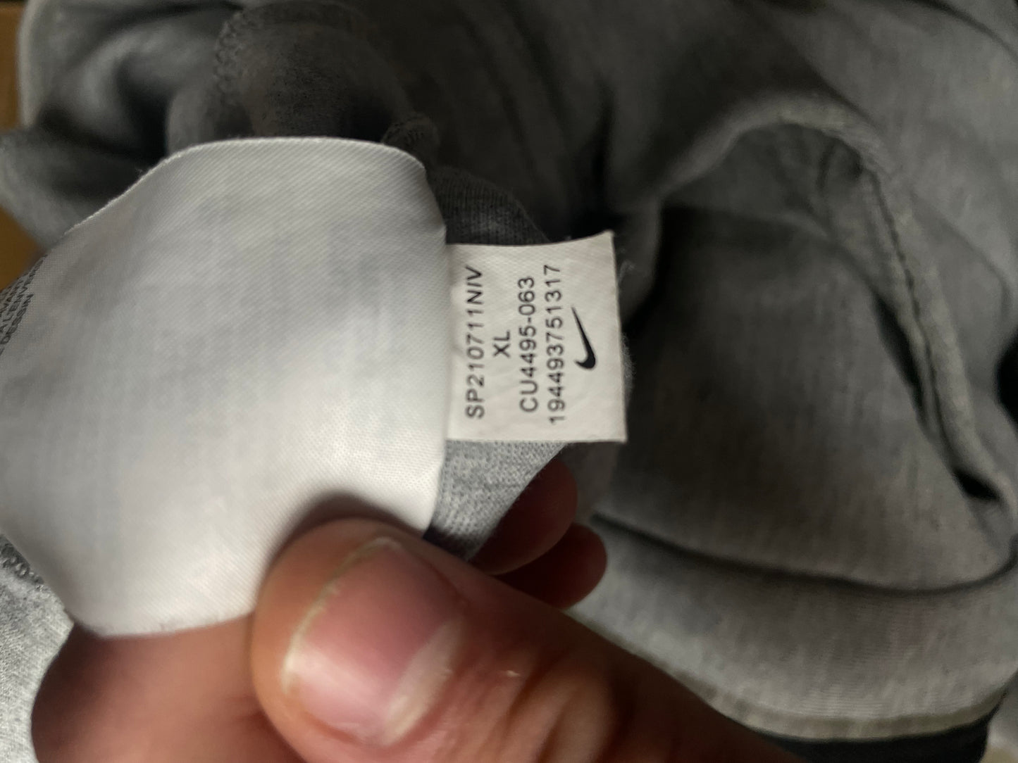 Nike Tech Sweatsuit Grey Used XL