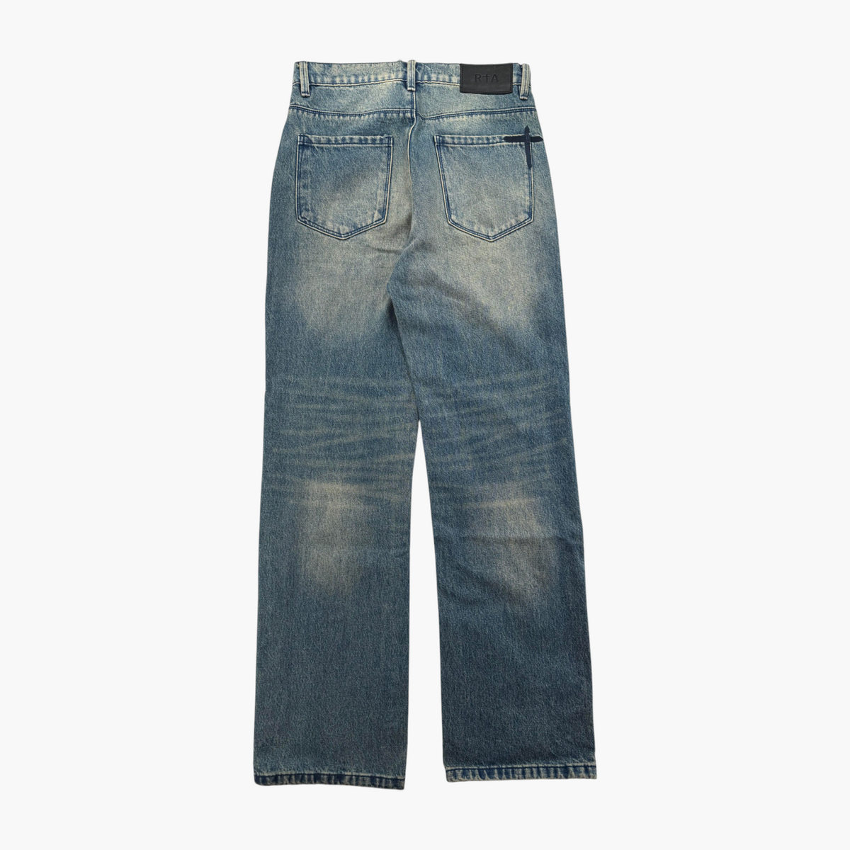 RTA Vintage Wash Straight Leg Jeans