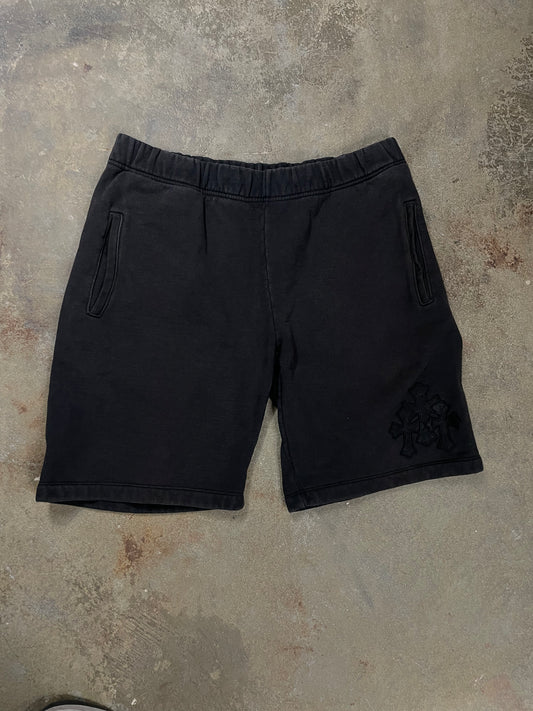 Chrome Hearts Cemetery Shorts Black Used XL