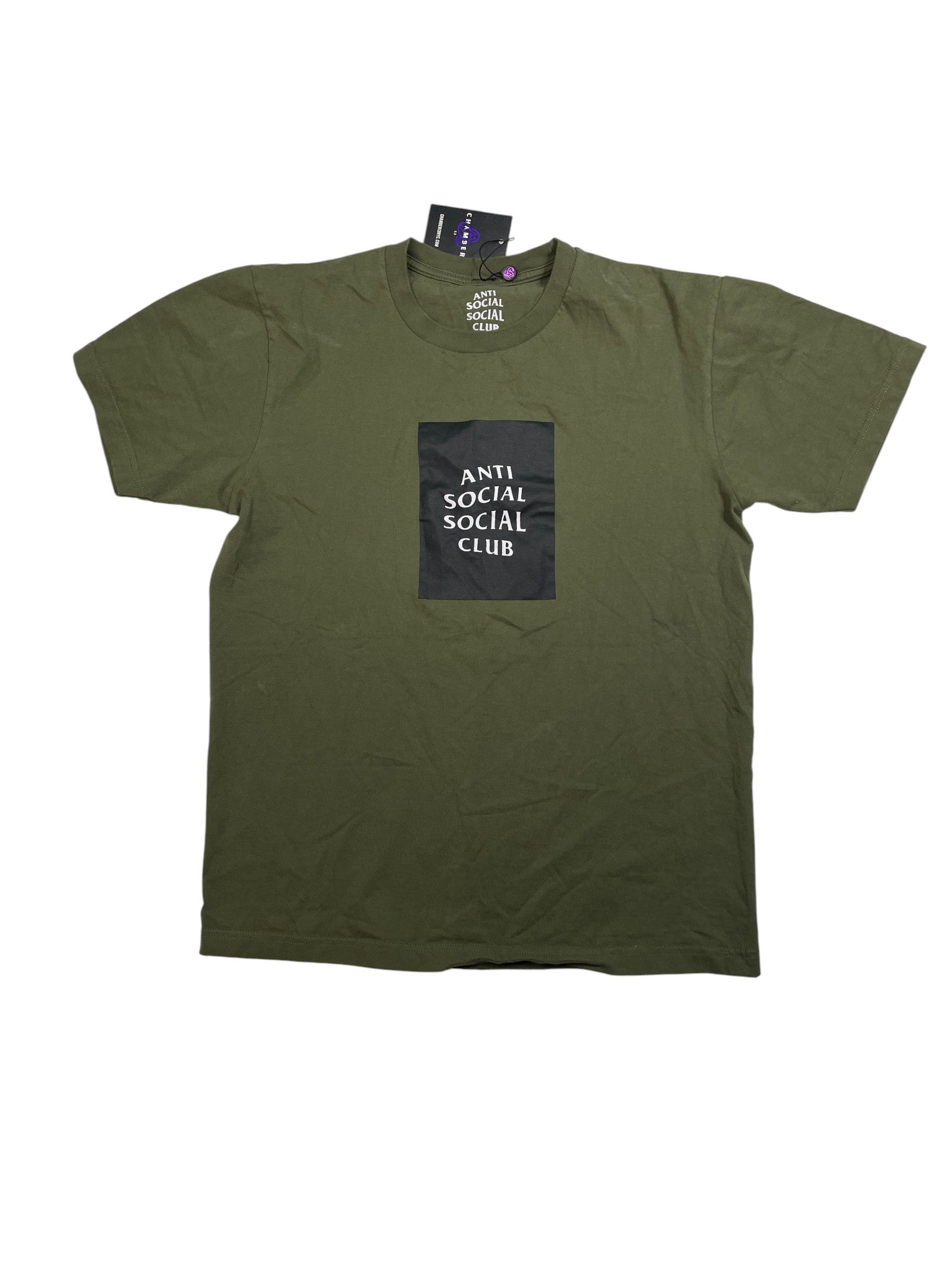 ASSC Box Logo Olive Tee