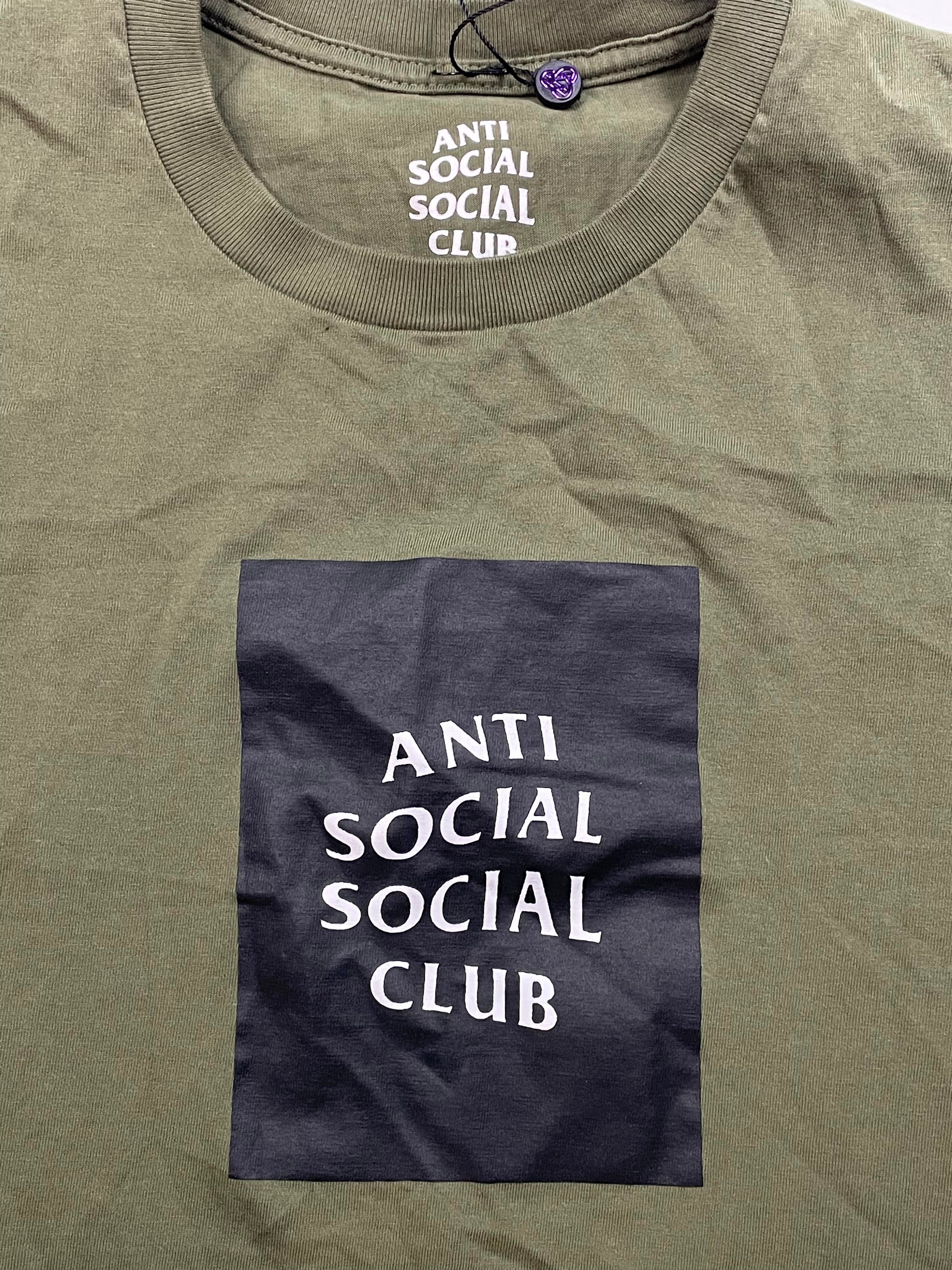 ASSC Box Logo Olive Tee