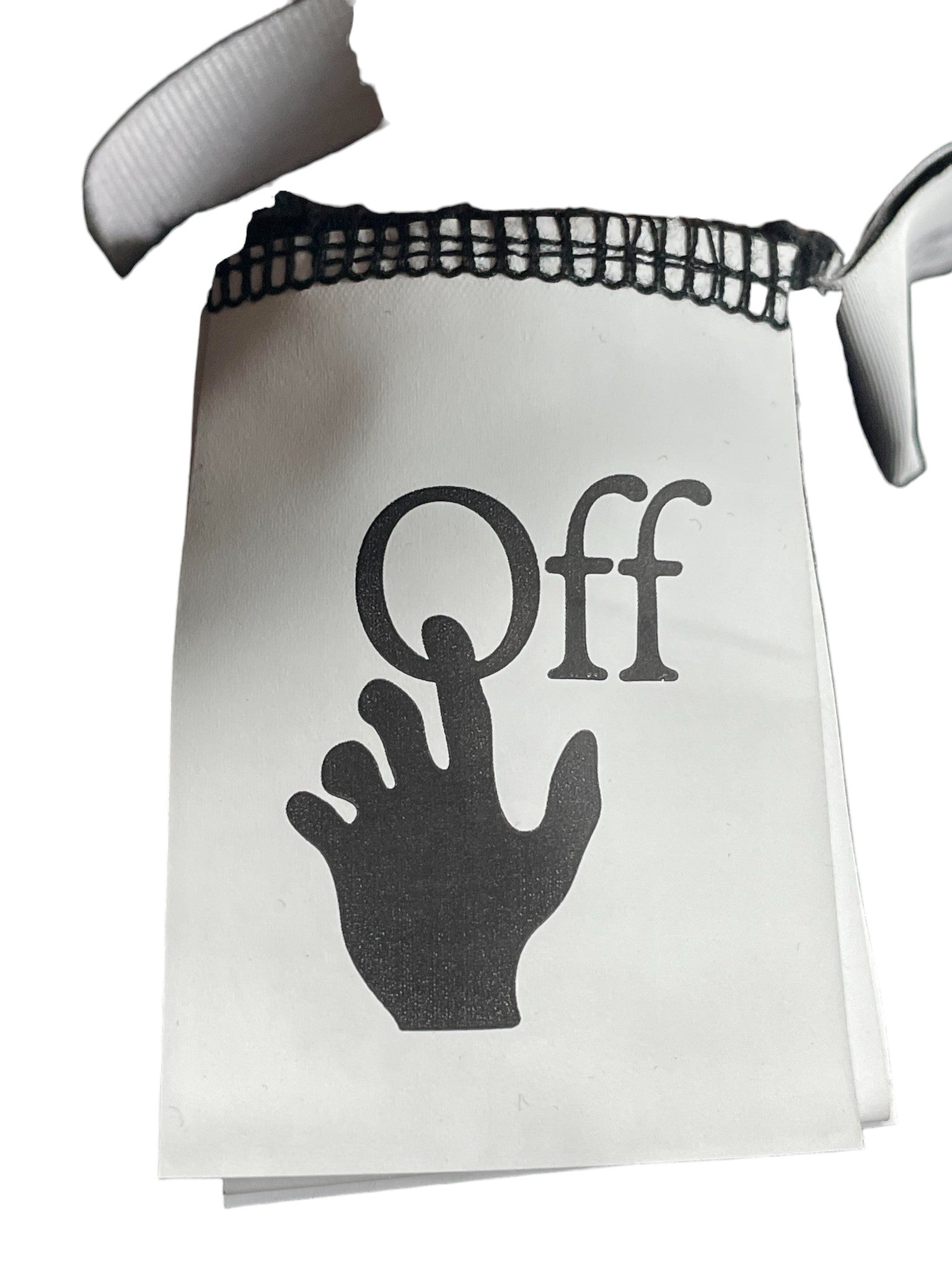 Off White Black & Yellow Sweat Shorts