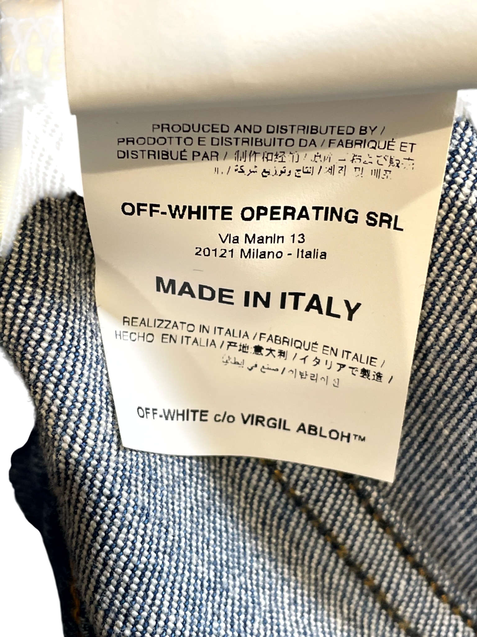 Off-White Arrow Rust Wash Jeans