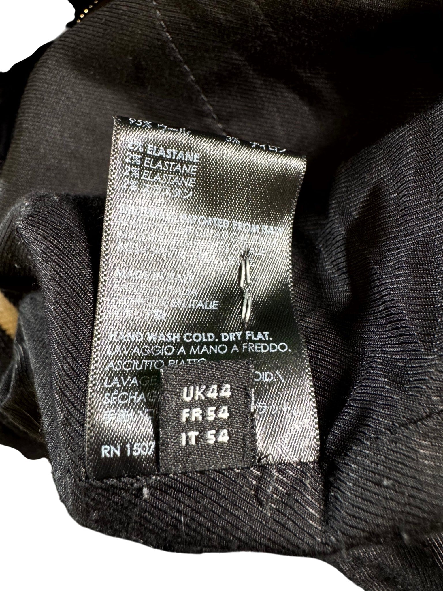 Amiri "Arc Logo Varsity" Black & Cream Jacket