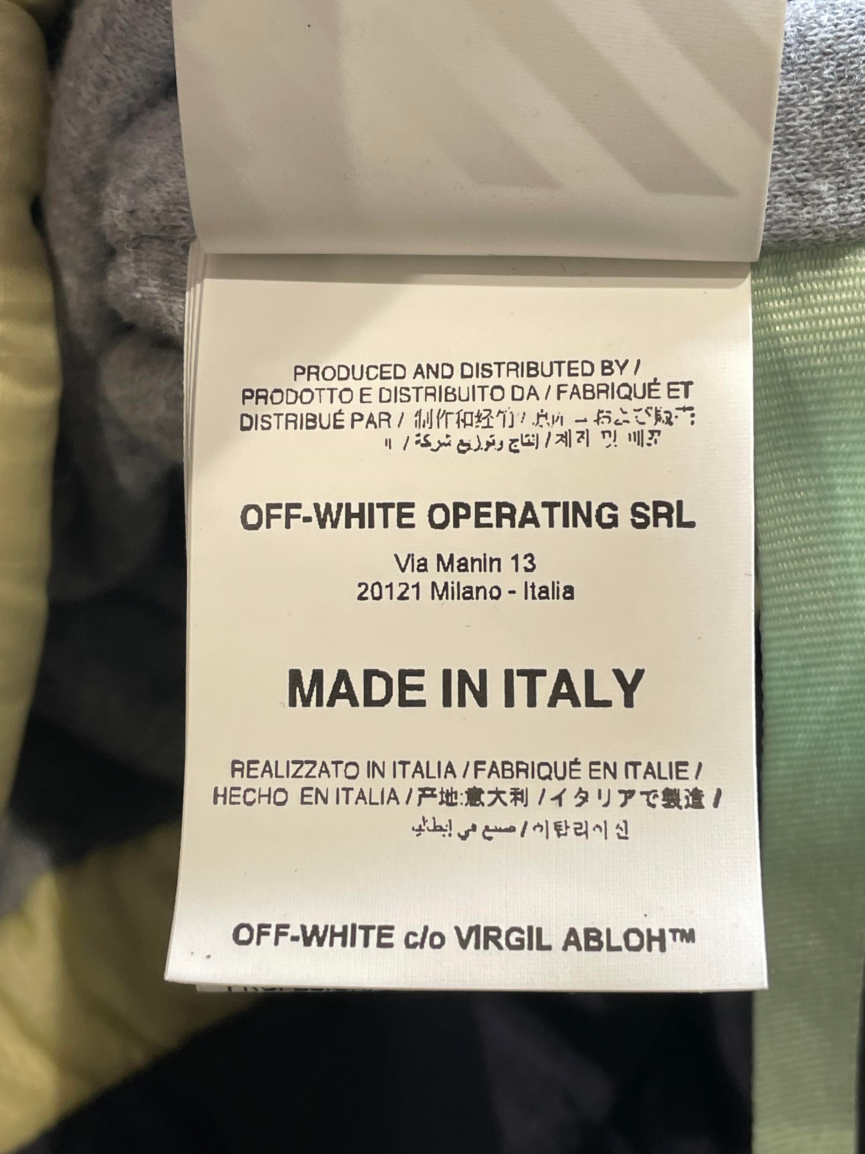 Off White Reversible Puffer Jacket