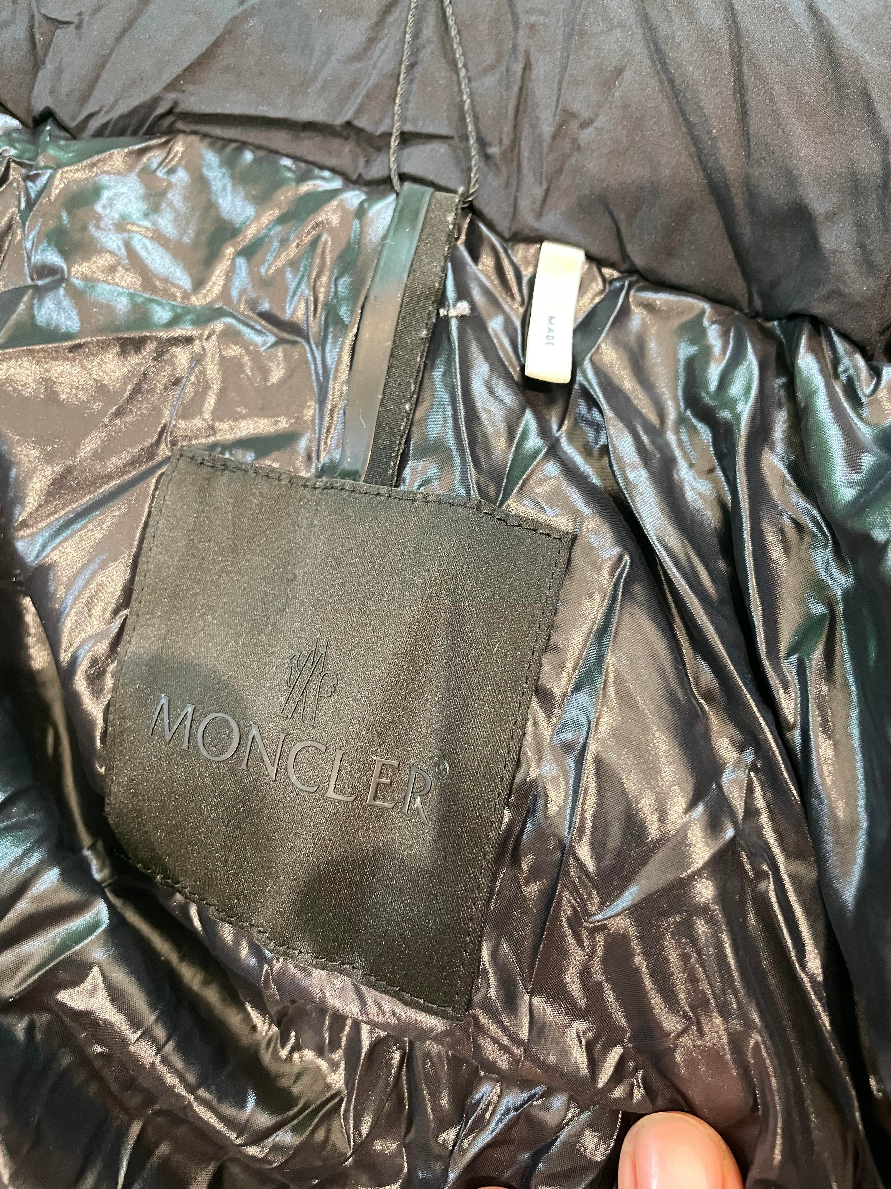 Moncler Puffer Hooded Black Jacket