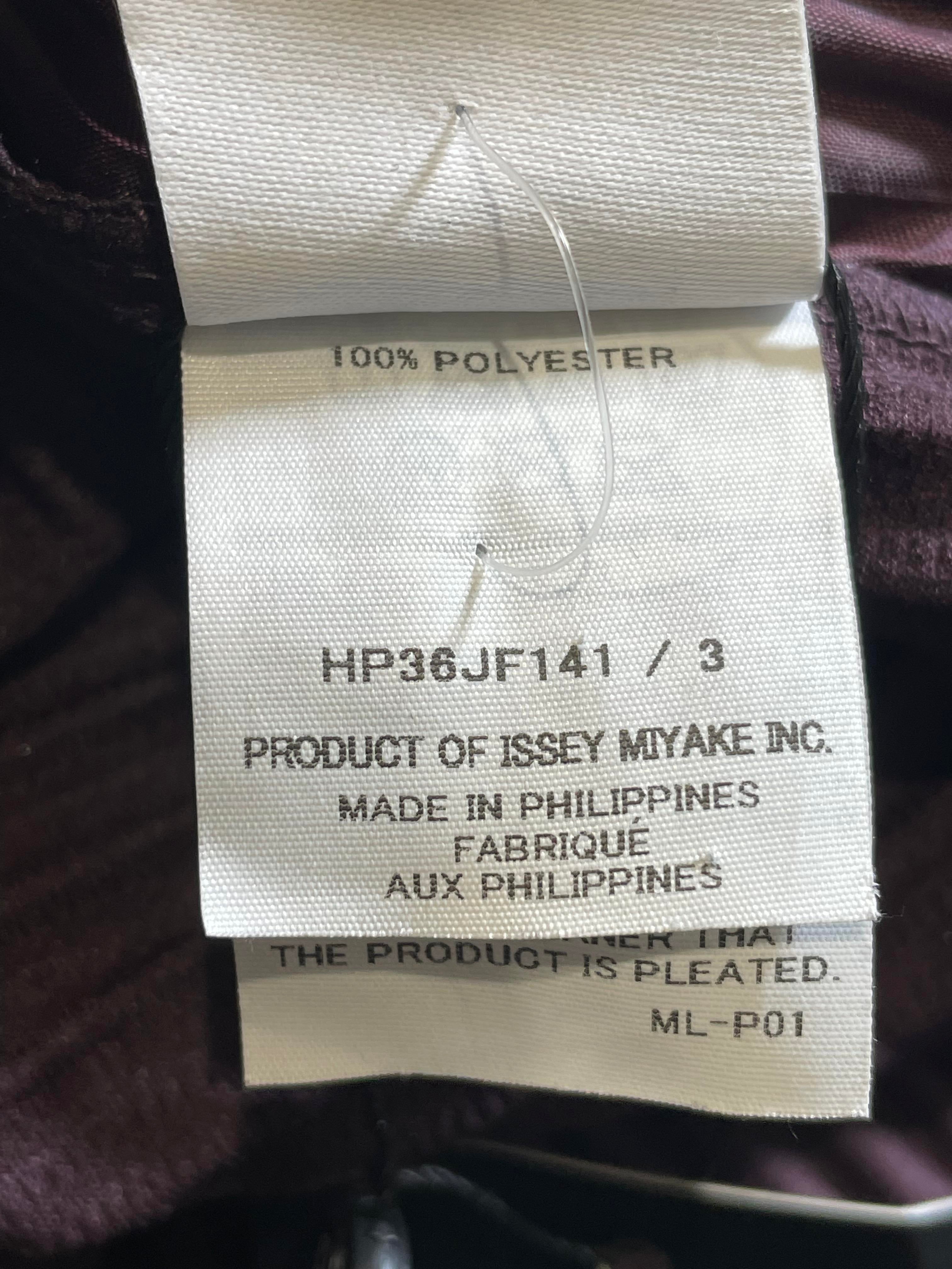 Issey Miyake Pleated Purple Shorts