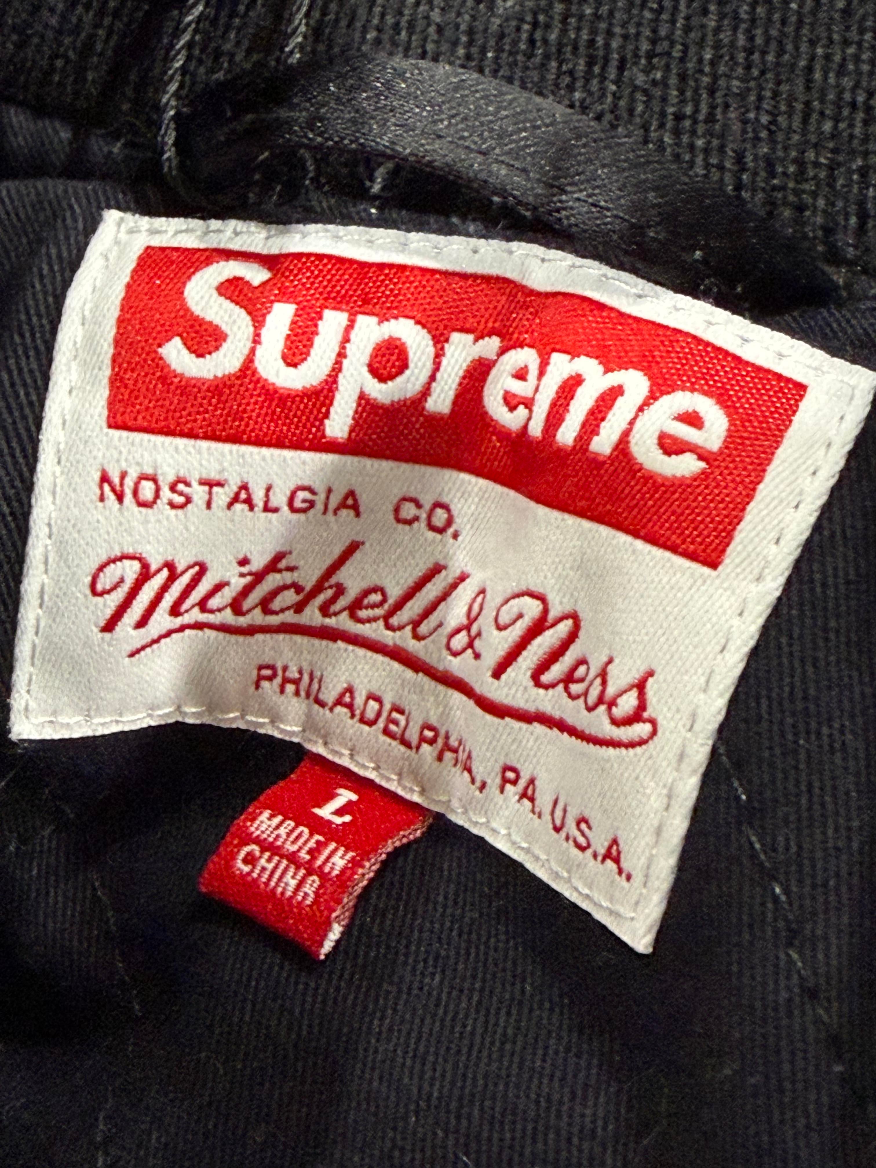 Supreme Red, Green & Black Varsity Jacket