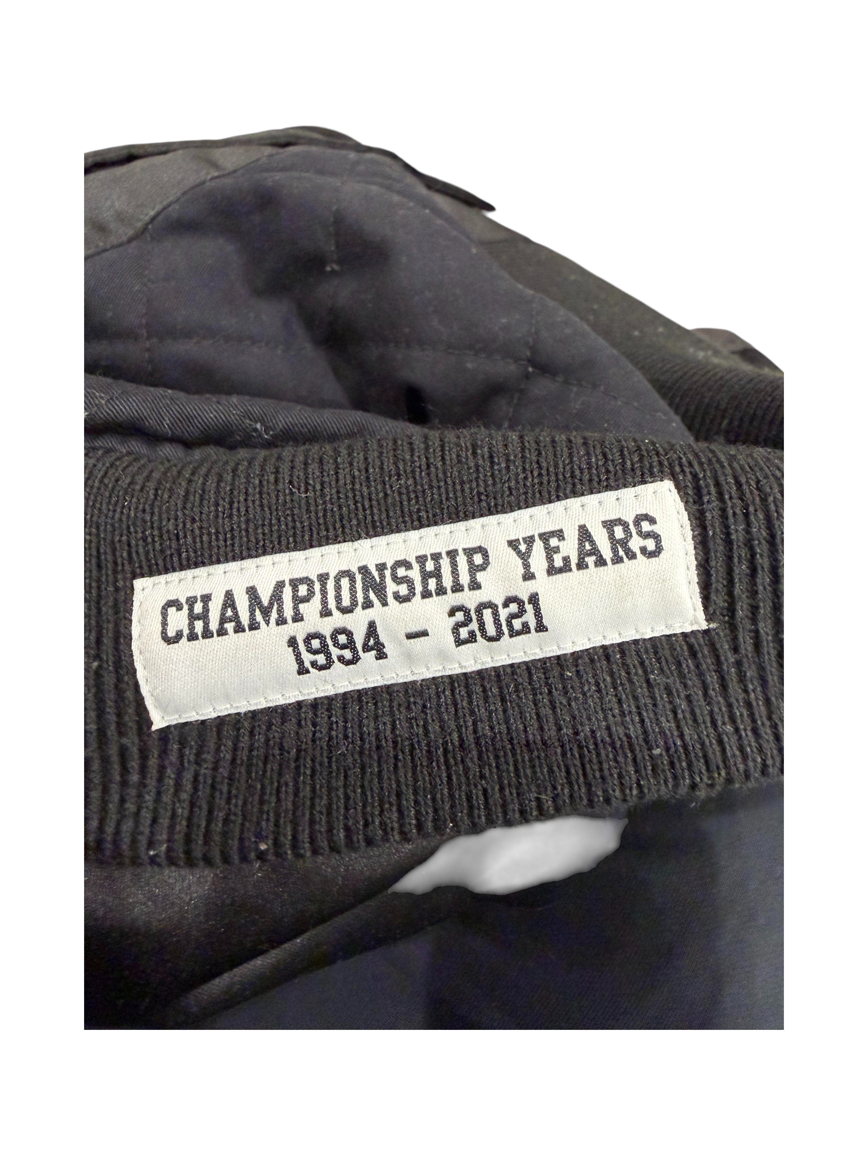 Supreme Red, Green & Black Varsity Jacket